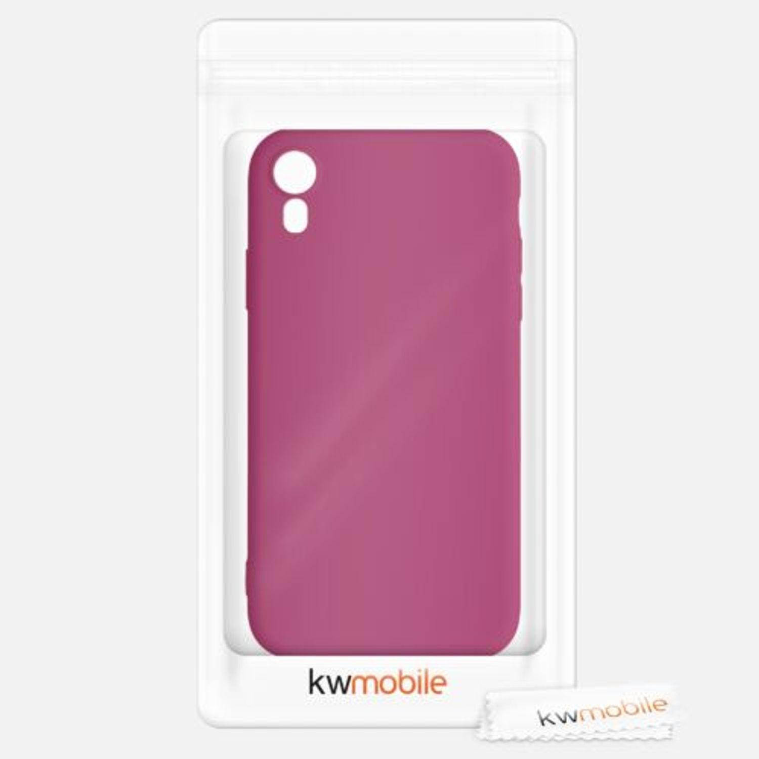 Husa pentru iPhone XR, Silicon, Roz, 45907.213 fotografia produsului View 7 L