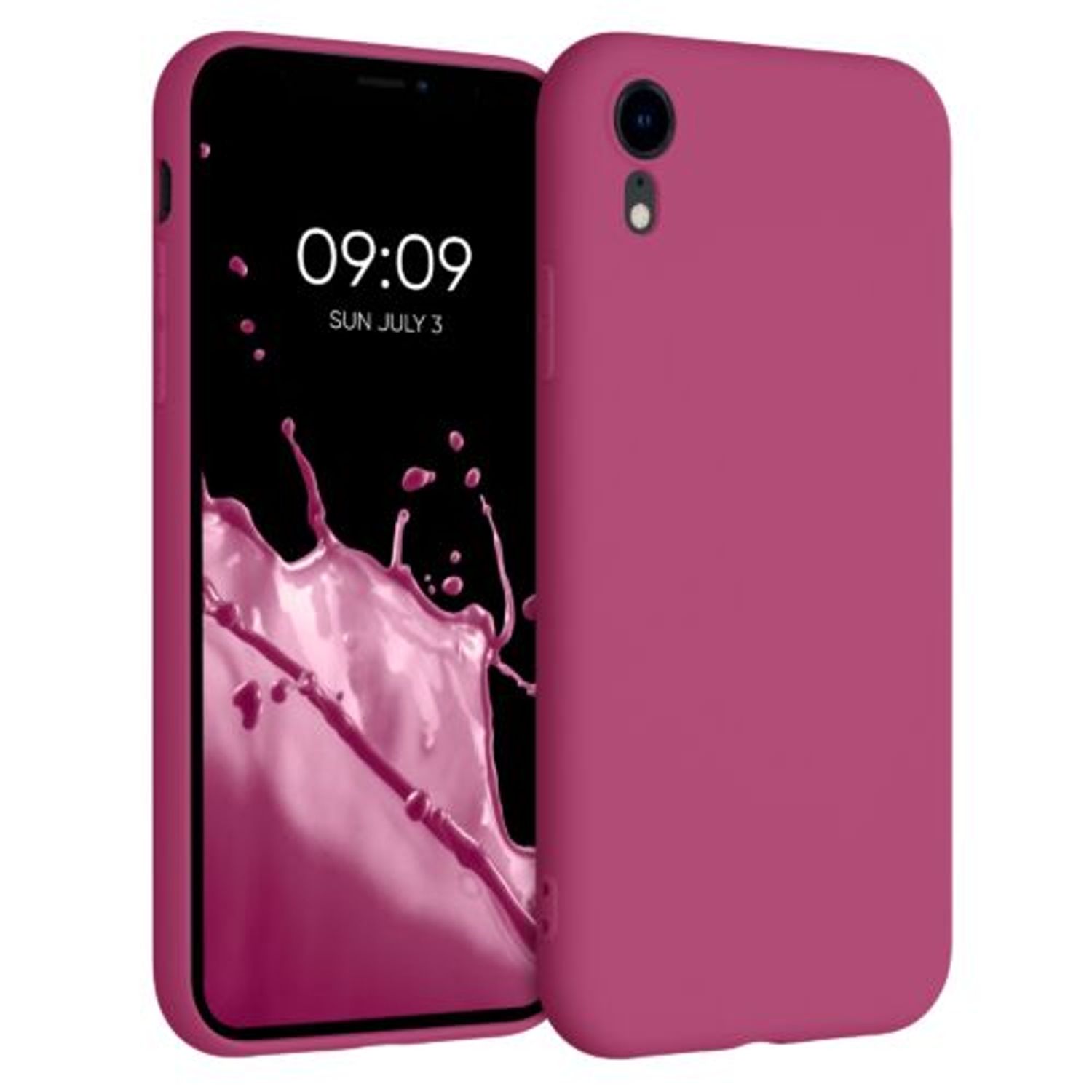 Husa pentru iPhone XR, Silicon, Roz, 45907.213 fotografia produsului
