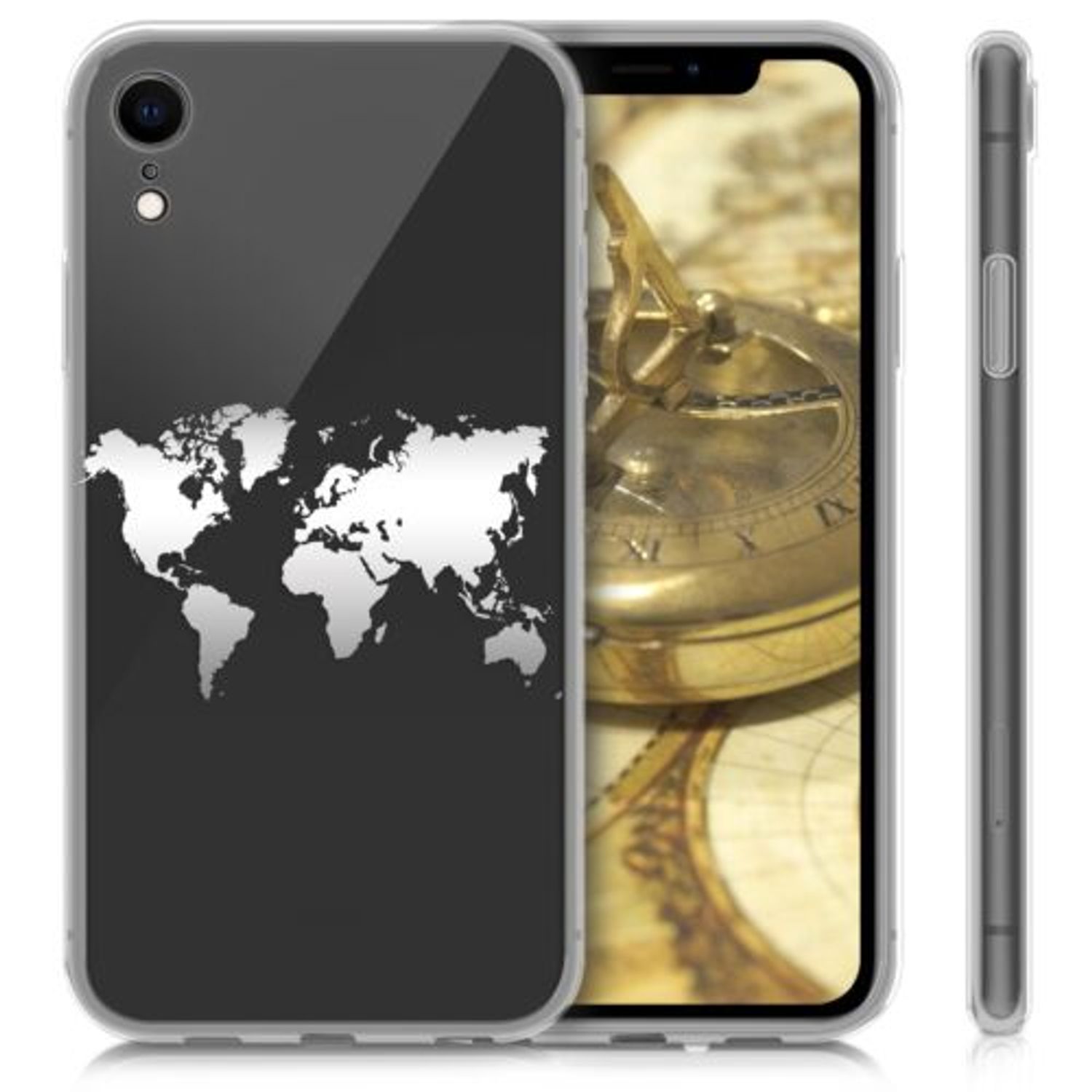Husa pentru Apple iPhone XR, Silicon, Silver, 45912.03 fotografia produsului View 2 L