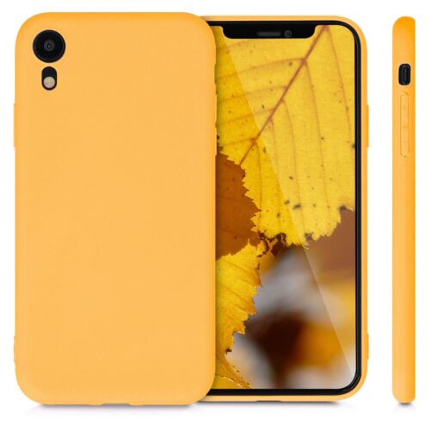 Husa pentru Apple iPhone XR, Silicon, Galben, 45907.143 fotografia produsului View 2 L