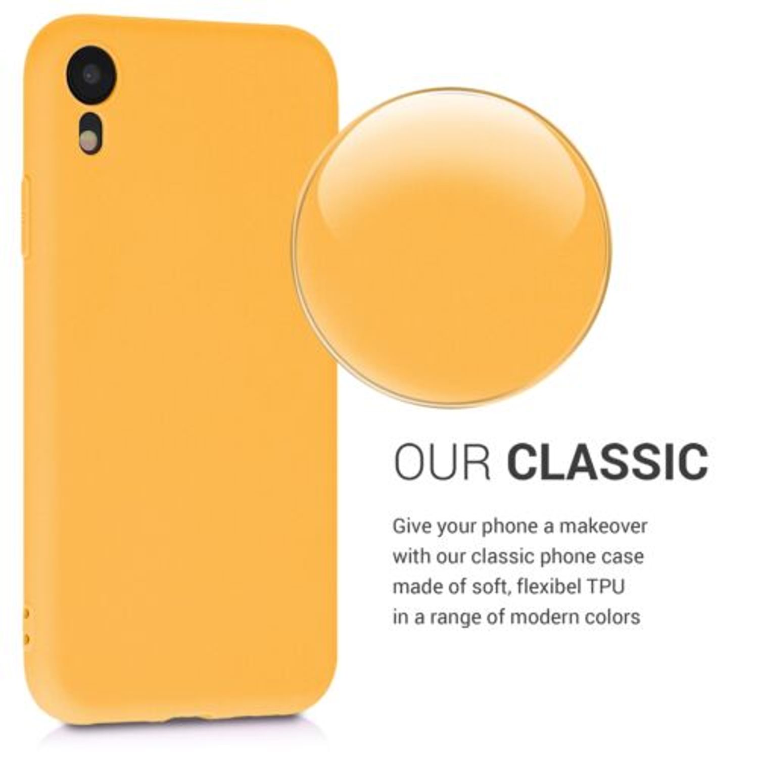 Husa pentru Apple iPhone XR, Silicon, Galben, 45907.143 fotografia produsului View 3 L