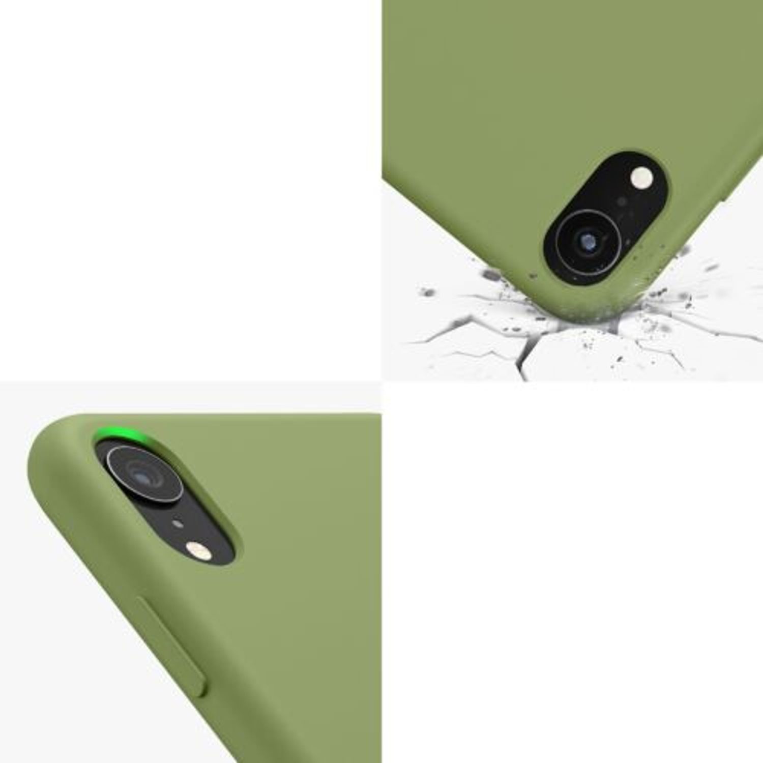 Husa pentru Apple iPhone XR, Silicon, Verde, 45910.148 fotografia produsului View 7 L