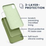 Husa pentru Apple iPhone XR, Silicon, Verde, 45910.148 fotografia produsului View 4 S