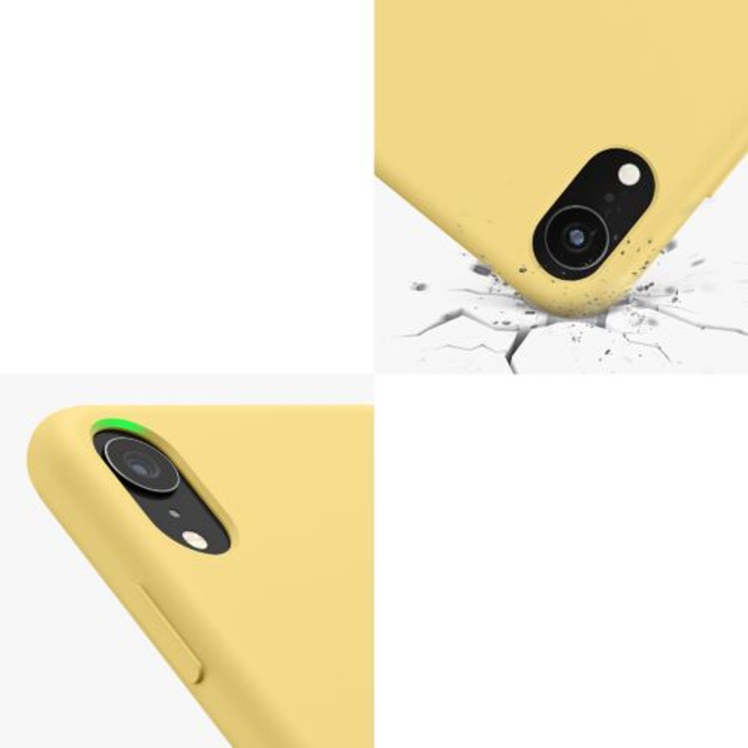 Husa pentru Apple iPhone XR, Silicon, Galben, 45910.49 fotografia produsului View 7 L