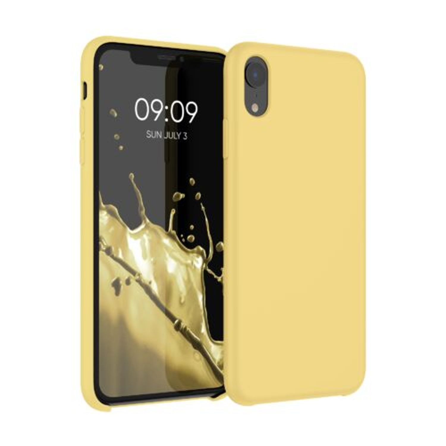Husa pentru Apple iPhone XR, Silicon, Galben, 45910.49 fotografia produsului