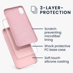 Husa pentru Apple iPhone XR, Silicon, Rose Gold, 45910.89 fotografia produsului View 20 S
