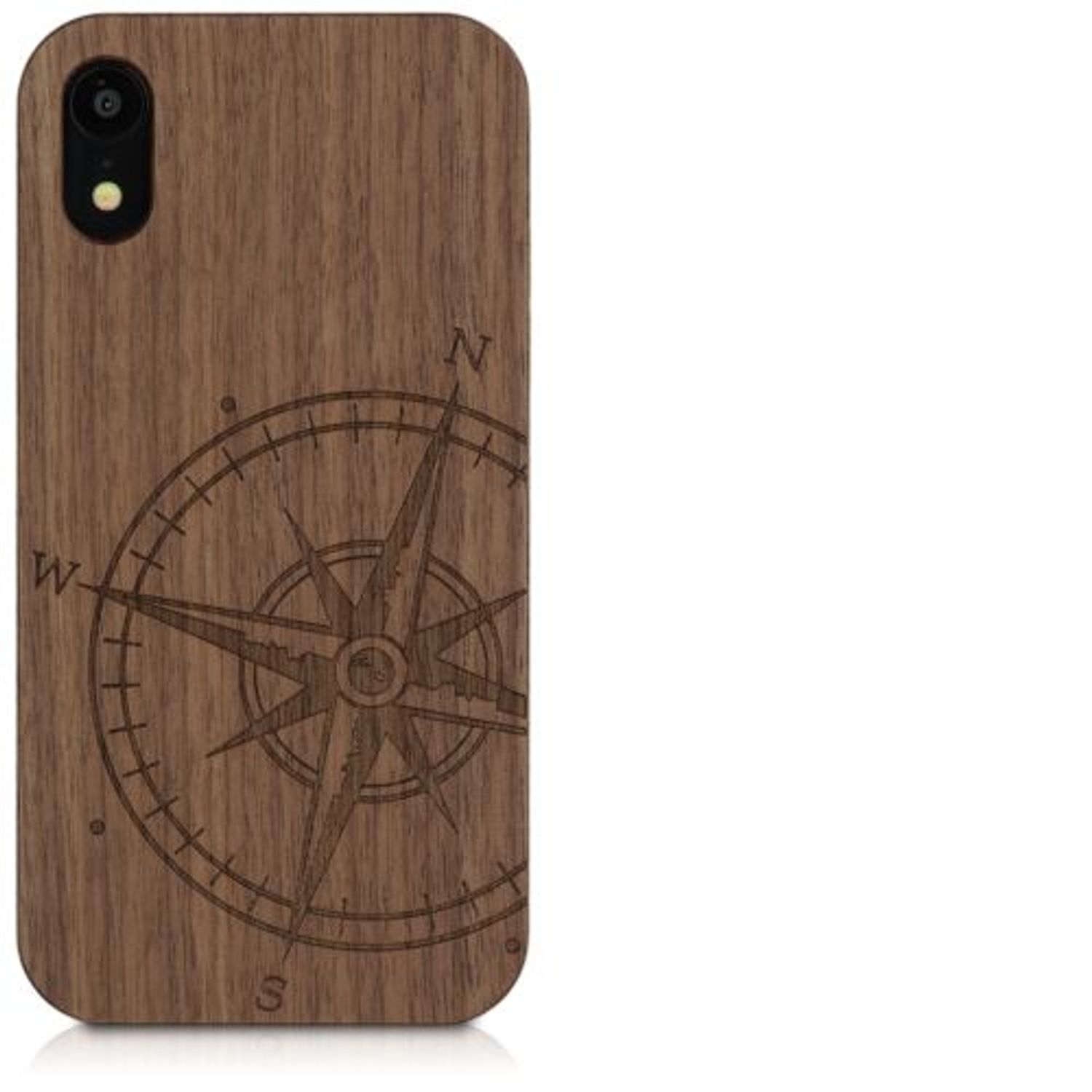 Husa pentru Apple iPhone XR, Lemn, Maro, 46748.01 fotografia produsului View 7 L