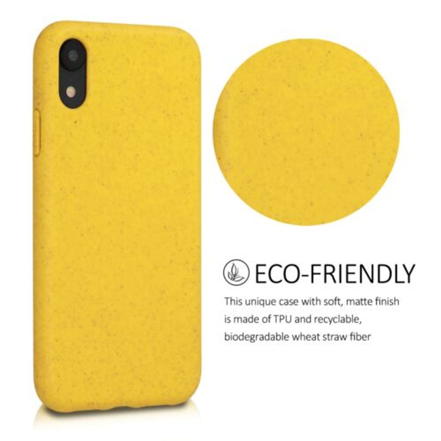 Husa pentru Apple iPhone XR, Silicon, Galben, 49105.06 fotografia produsului View 3 L