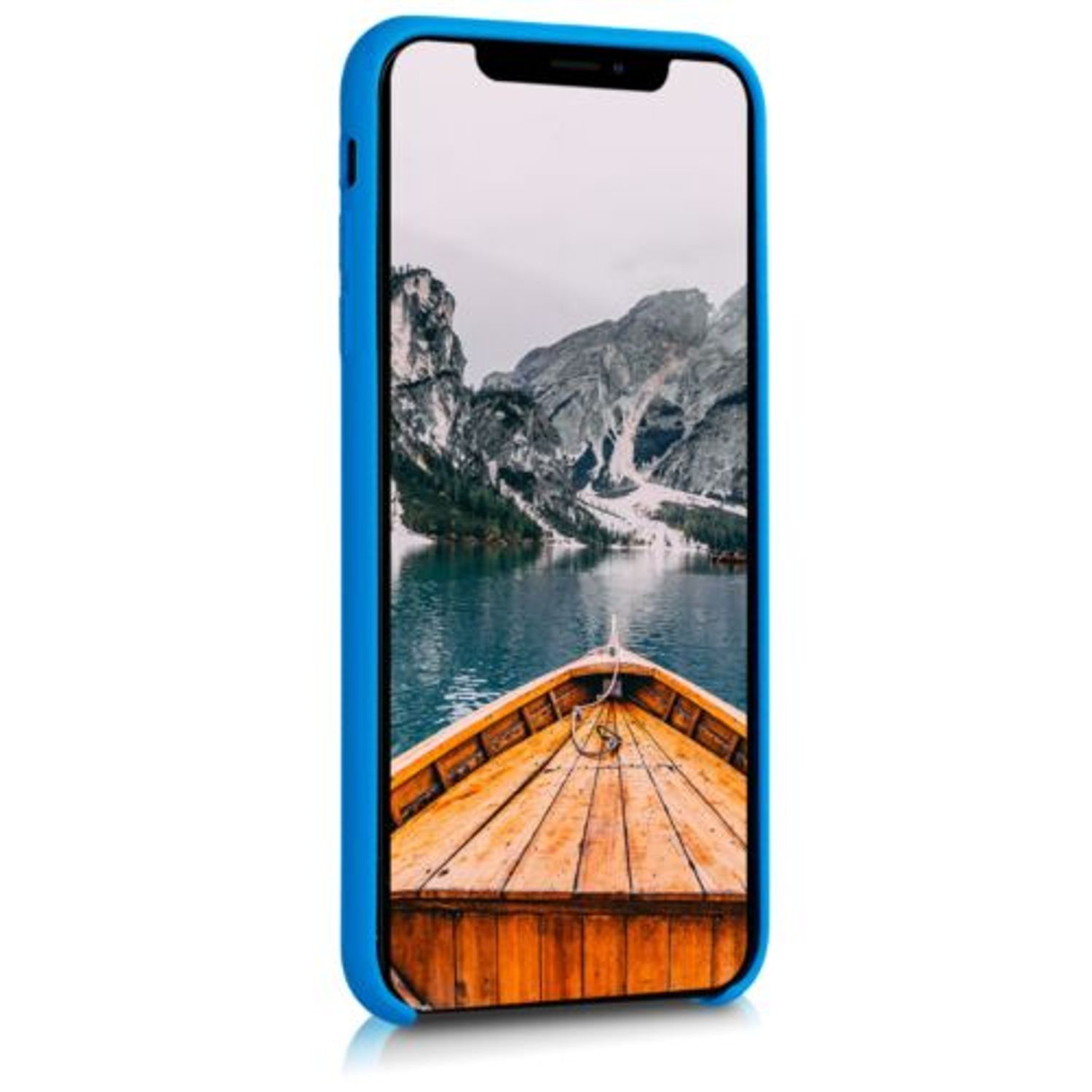 Husa pentru iPhone XS Max, Silicon, Albastru, 45909.157 fotografia produsului View 3 L