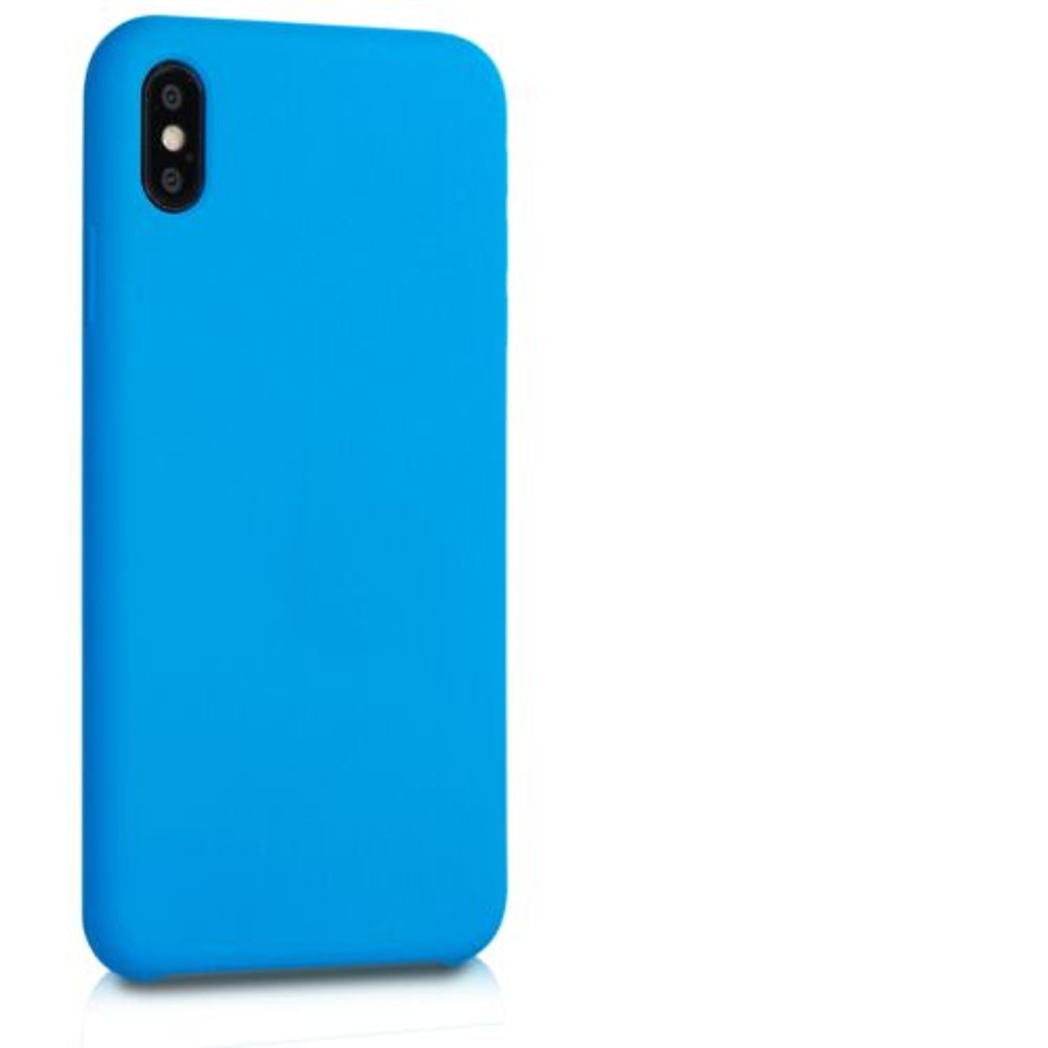 Husa pentru iPhone XS Max, Silicon, Albastru, 45909.157 fotografia produsului View 8 L