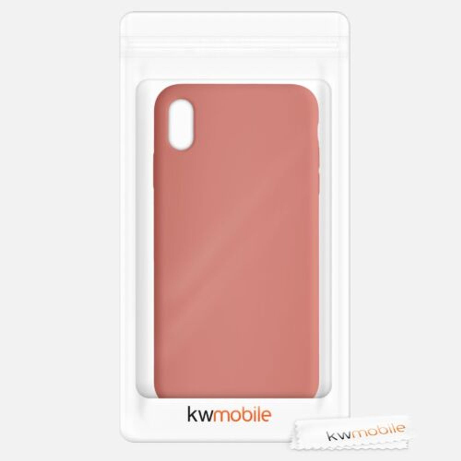 Husa pentru Apple iPhone XS Max, Silicon, Roz, 45909.215 fotografia produsului View 7 L