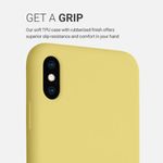 Husa pentru Apple iPhone XS Max, Silicon, Galben, 45909.216 fotografia produsului View 5 S