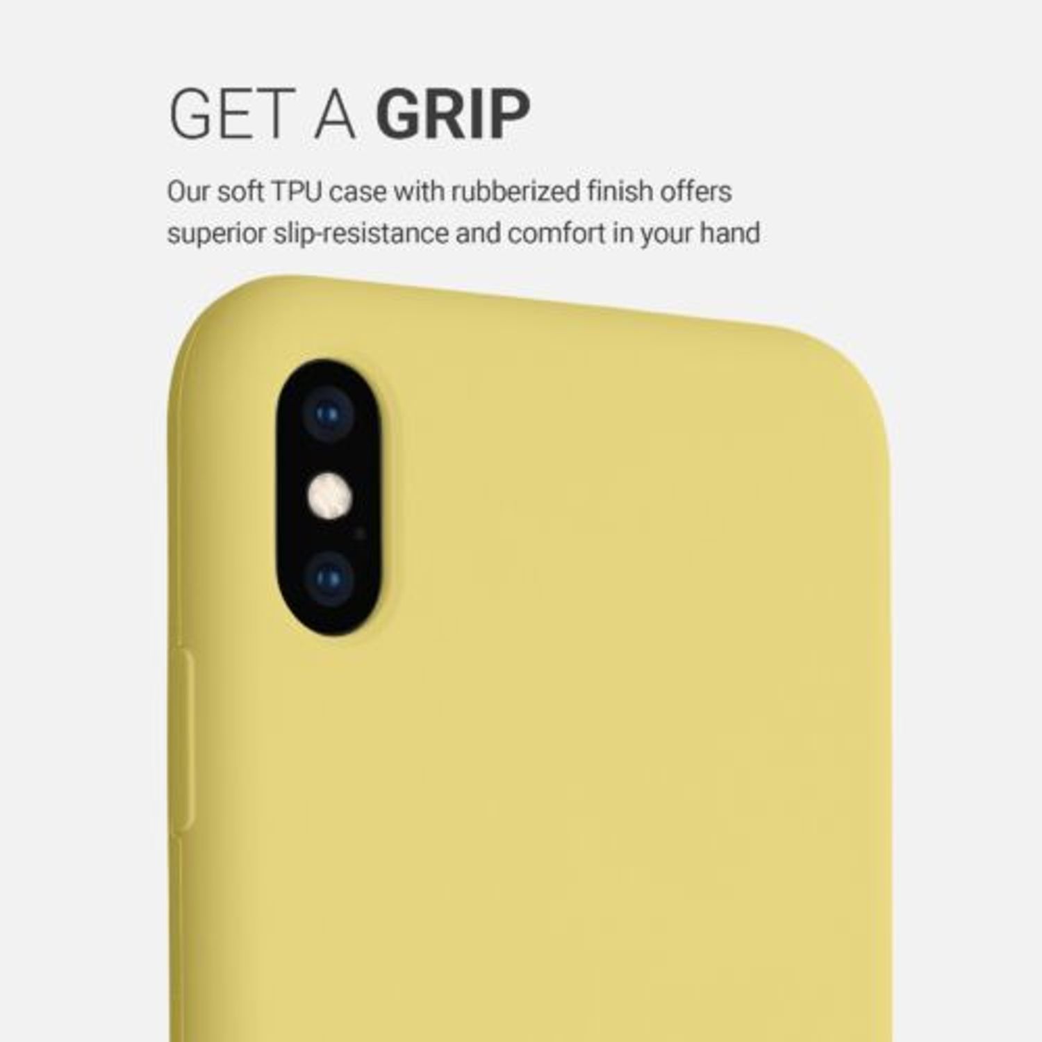 Husa pentru Apple iPhone XS Max, Silicon, Galben, 45909.216 fotografia produsului View 5 L