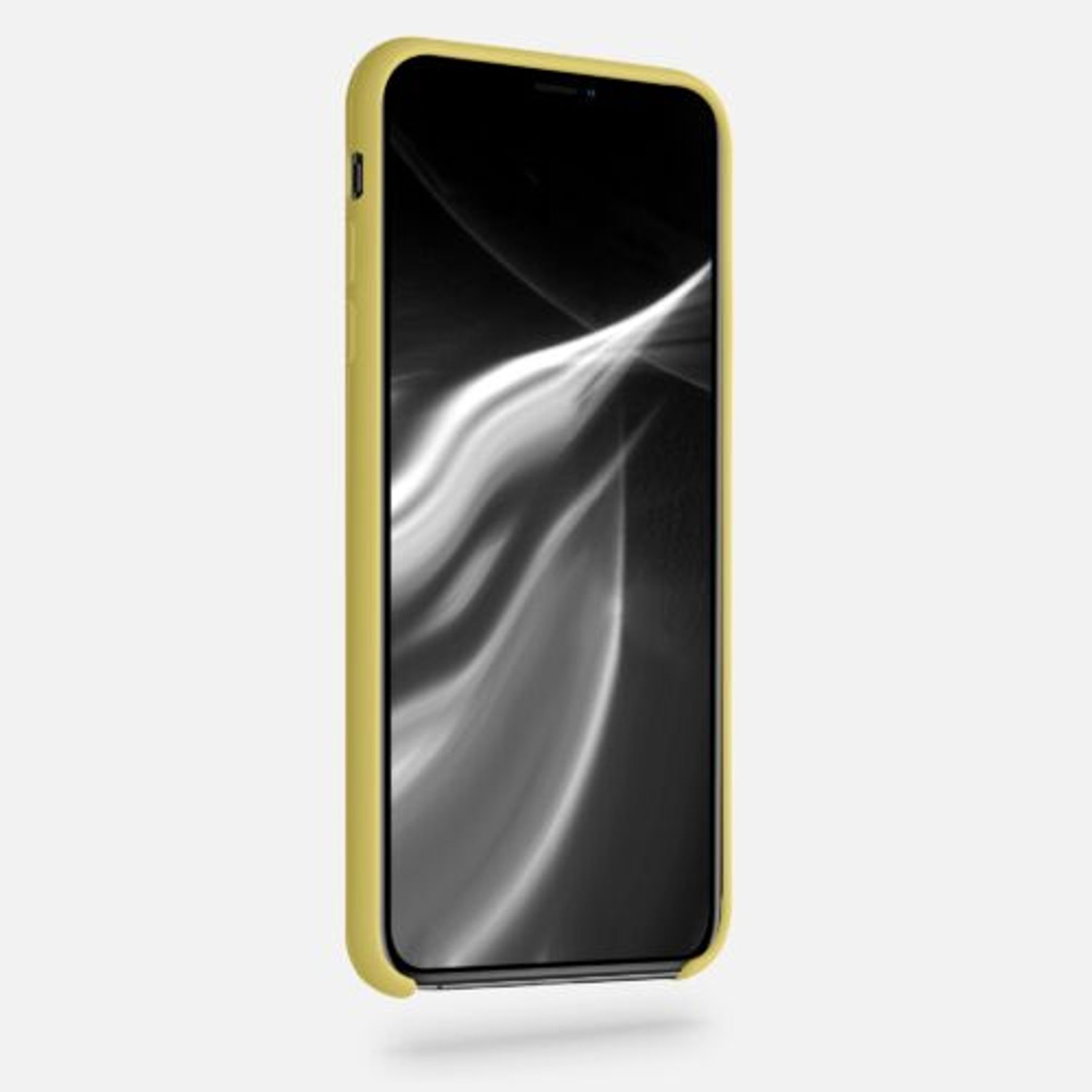 Husa pentru Apple iPhone XS Max, Silicon, Galben, 45909.216 fotografia produsului View 4 L