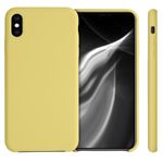 Husa pentru Apple iPhone XS Max, Silicon, Galben, 45909.216 fotografia produsului View 3 S