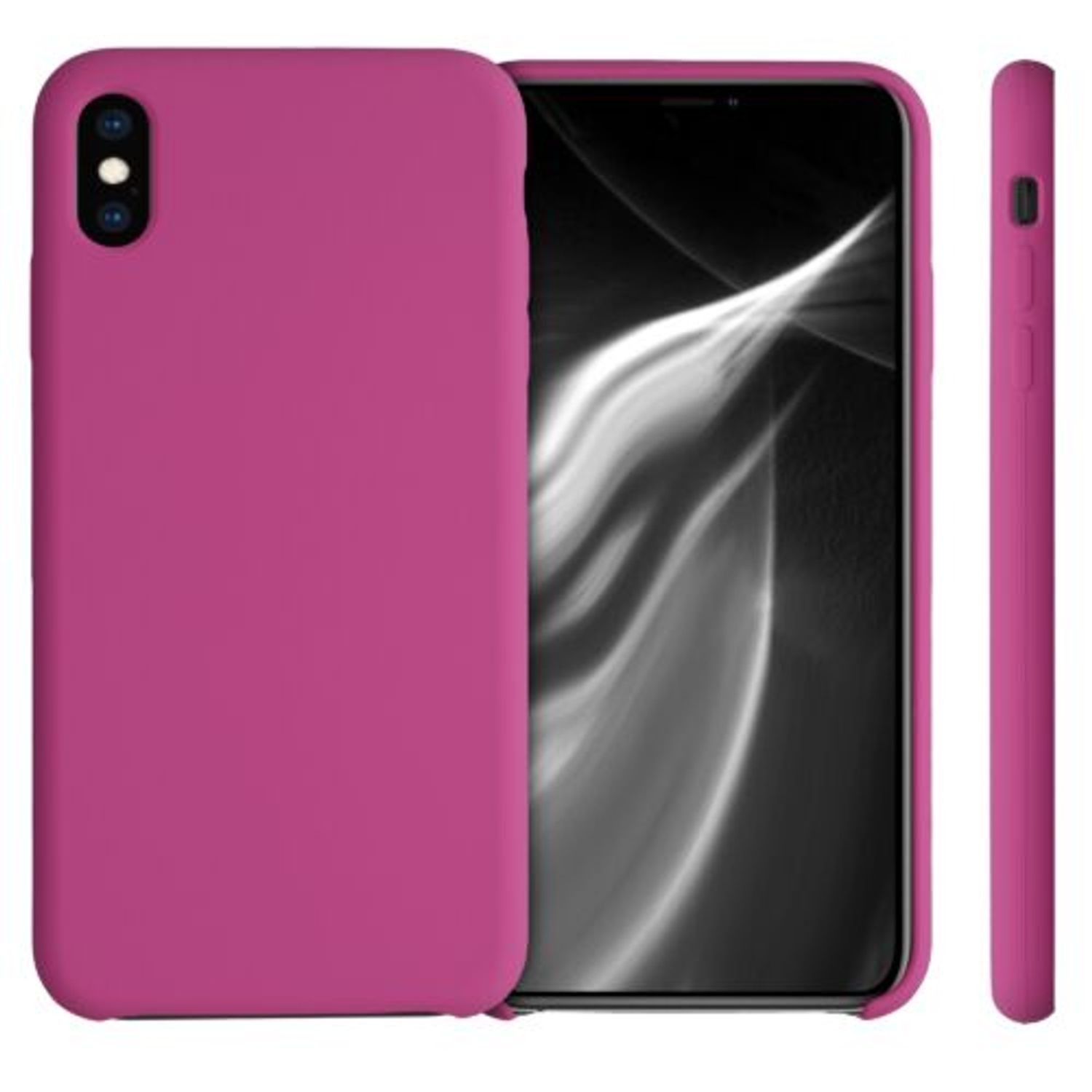 Husa pentru Apple iPhone XS Max, Silicon, Roz, 45909.213 fotografia produsului View 2 L