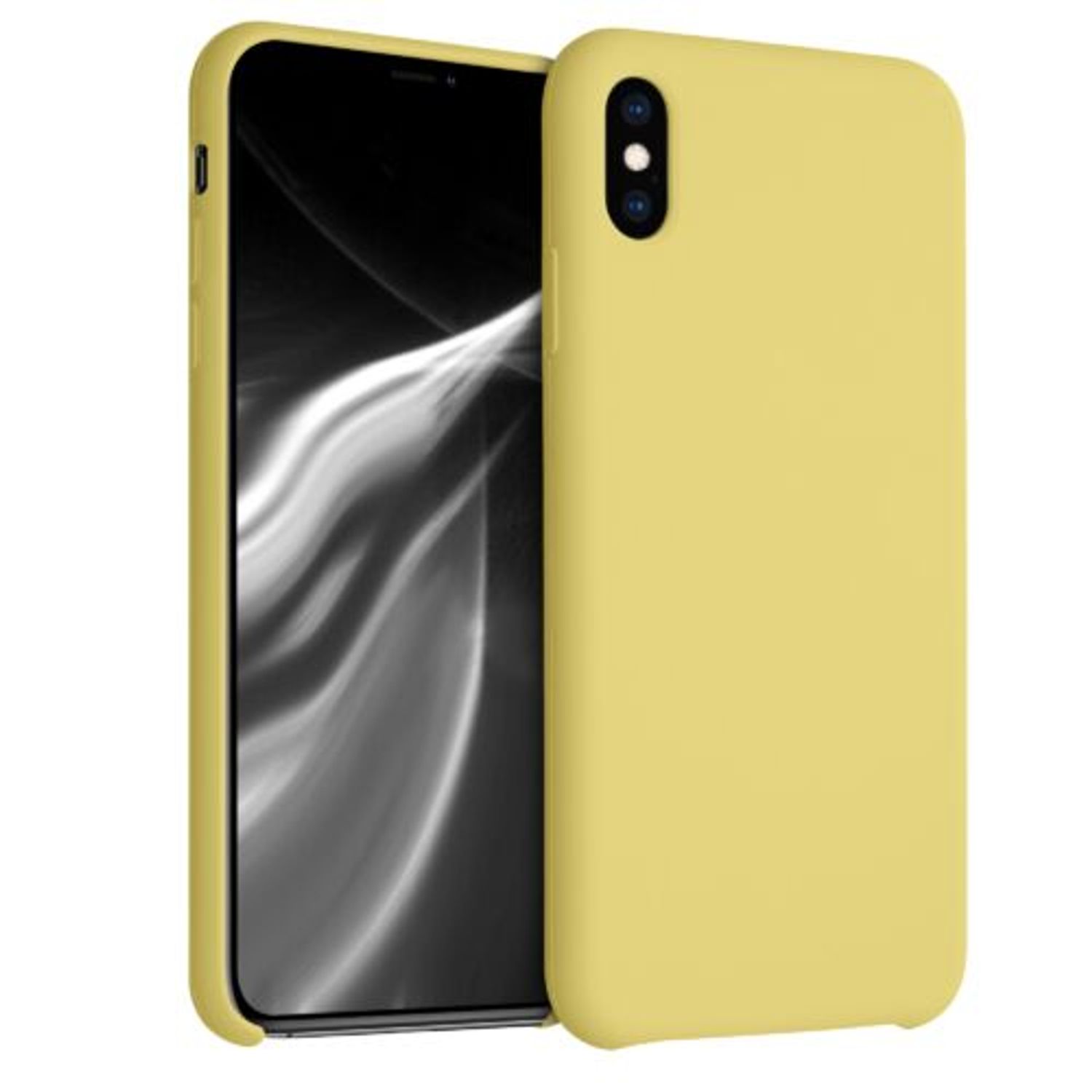 Husa pentru Apple iPhone XS Max, Silicon, Galben, 45909.216 fotografia produsului
