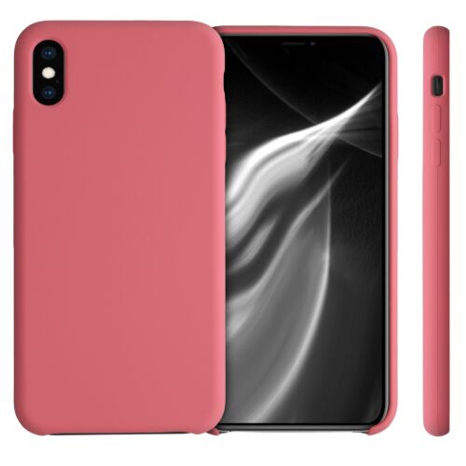 Husa pentru Apple iPhone XS Max, Silicon, Roz, 45909.219 fotografia produsului View 2 L