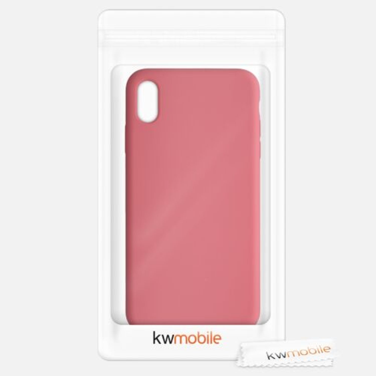 Husa pentru Apple iPhone XS Max, Silicon, Roz, 45909.219 fotografia produsului View 7 L
