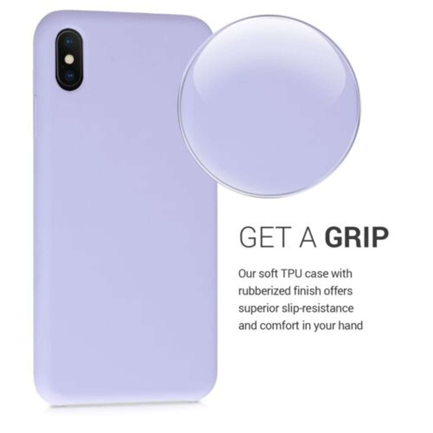 Husa pentru Apple iPhone XS Max, Silicon, Mov, 45909.139 fotografia produsului View 4 L