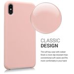 Husa pentru Apple iPhone XS Max, Silicon, Roz, 45909.10 fotografia produsului View 3 S