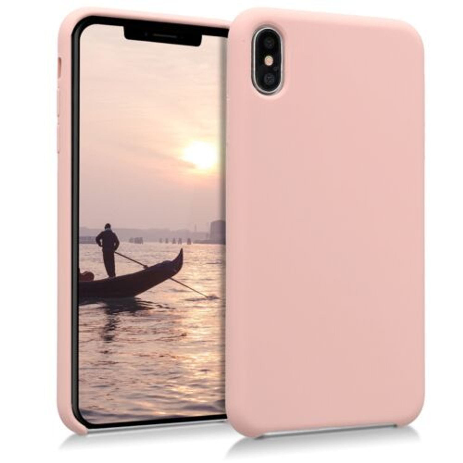 Husa pentru Apple iPhone XS Max, Silicon, Roz, 45909.10 fotografia produsului