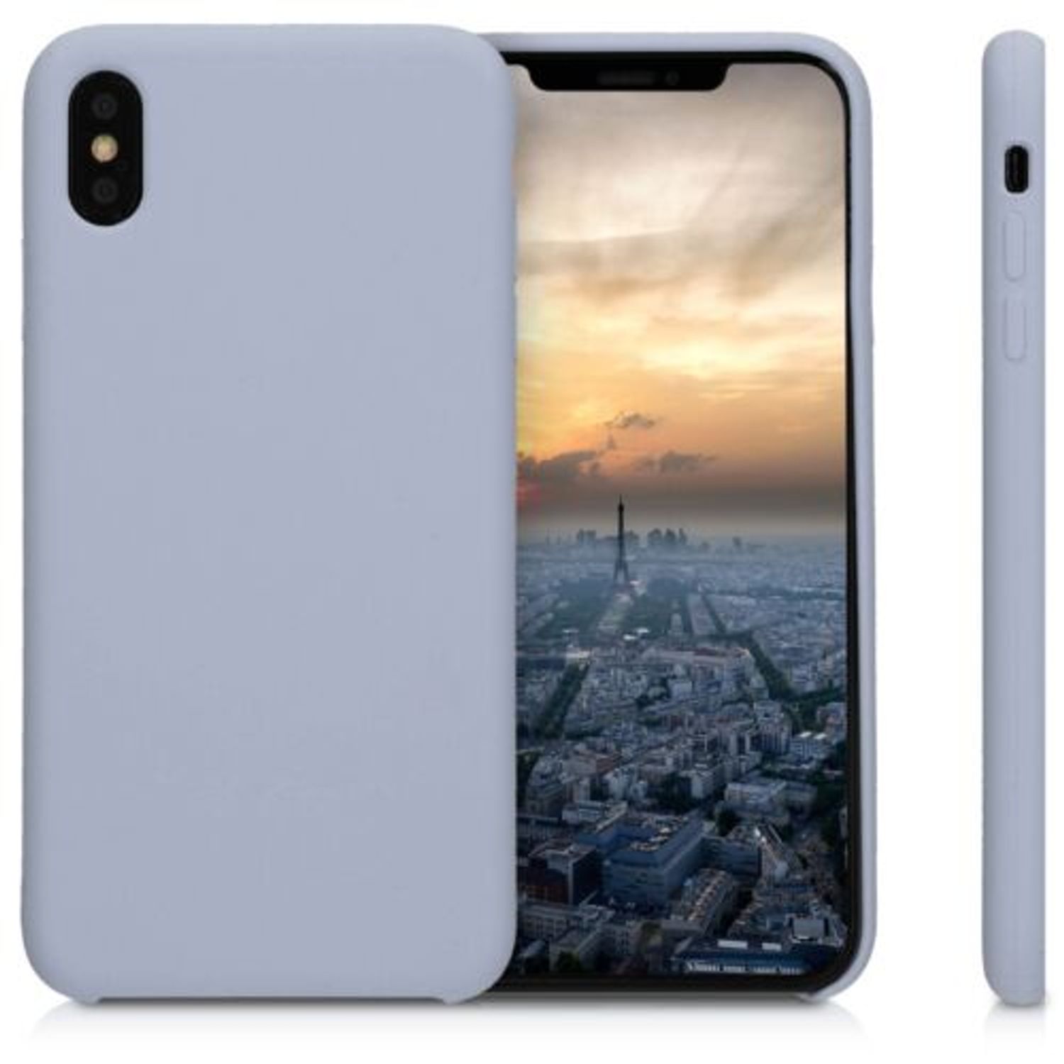 Husa pentru Apple iPhone XS Max, Silicon, Gri, 45909.130 fotografia produsului View 7 L