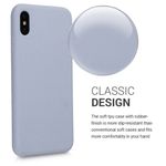 Husa pentru Apple iPhone XS Max, Silicon, Gri, 45909.130 fotografia produsului View 3 S