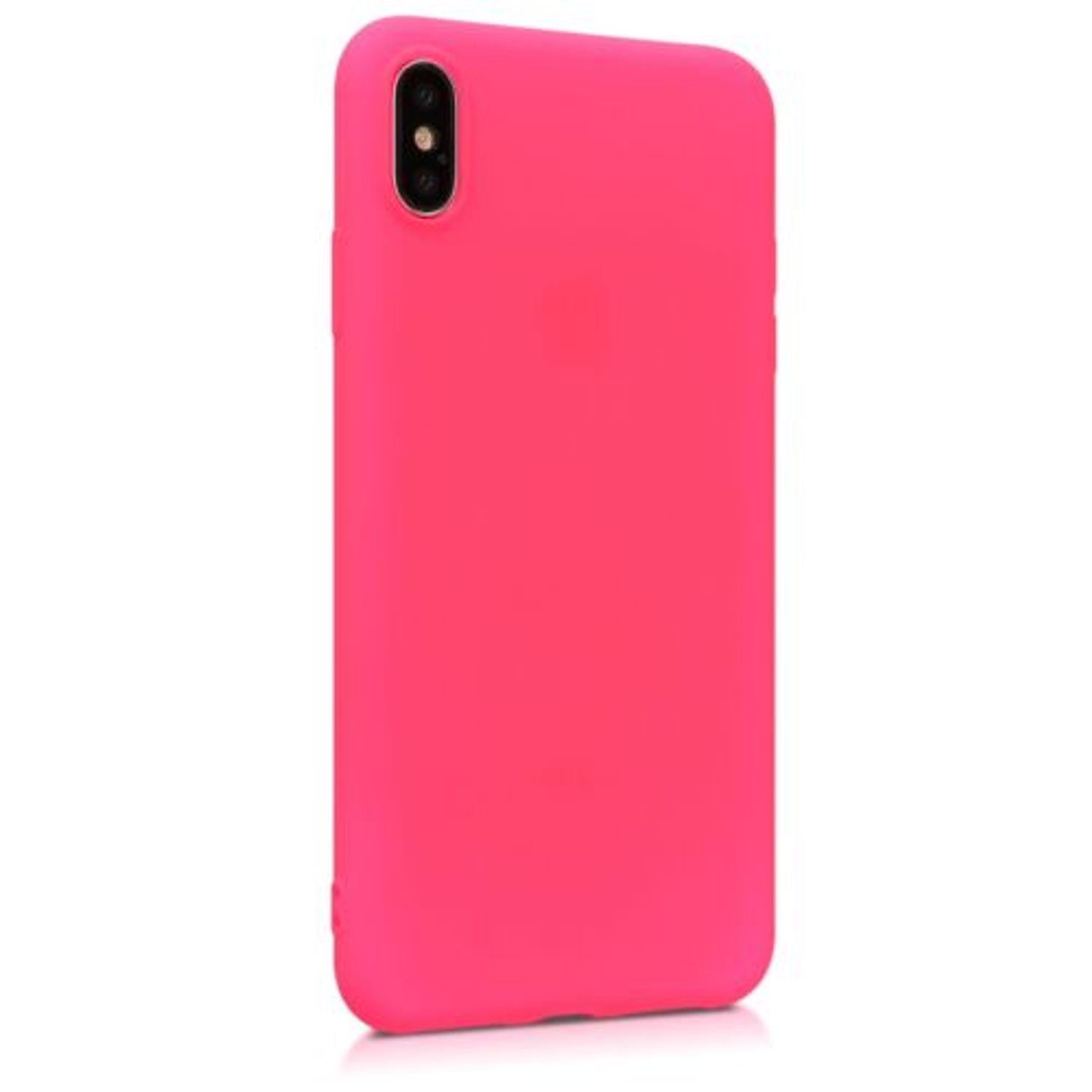 Husa pentru Apple iPhone XS Max, Silicon, Roz, 45917.77 fotografia produsului View 7 L