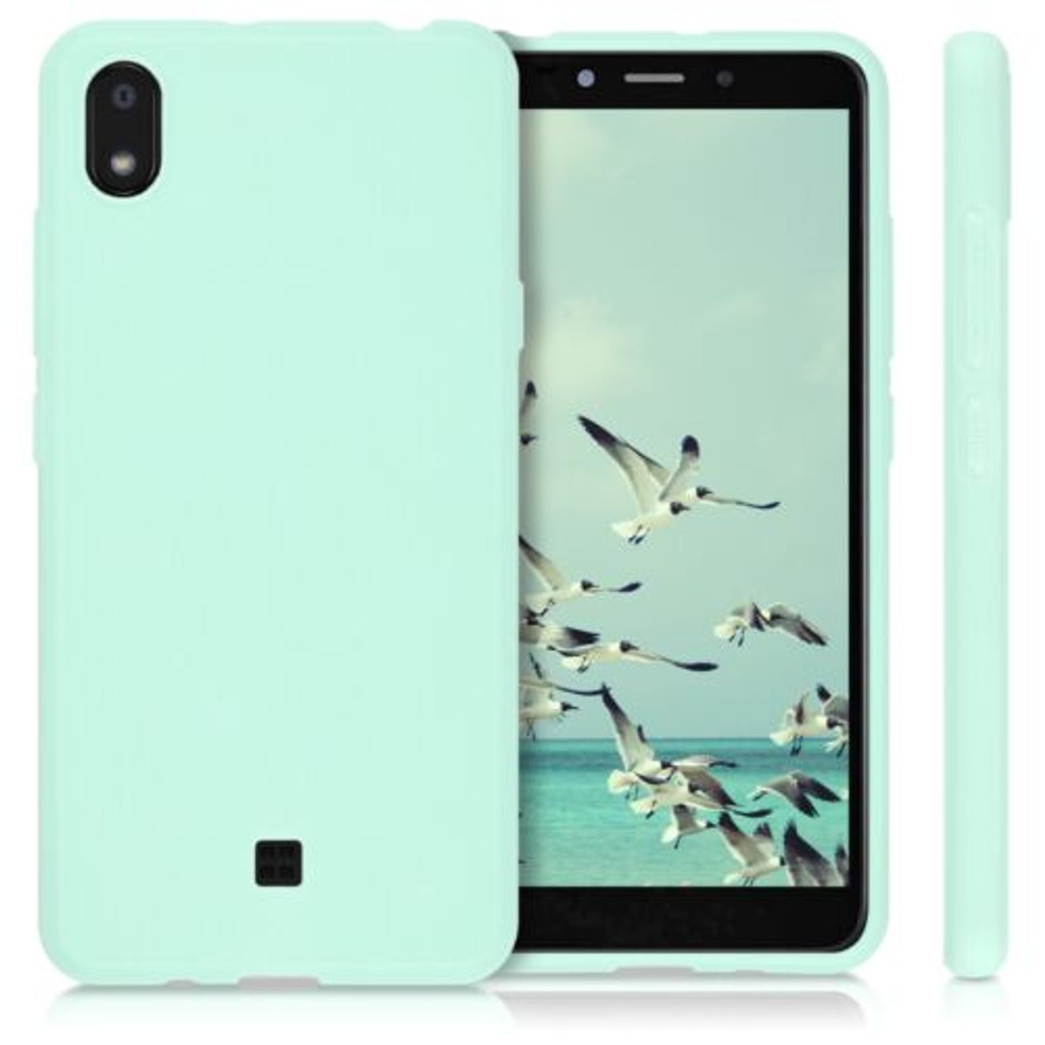 Husa pentru LG K20 (2019), Silicon, Verde, 50492.50 fotografia produsului View 2 L