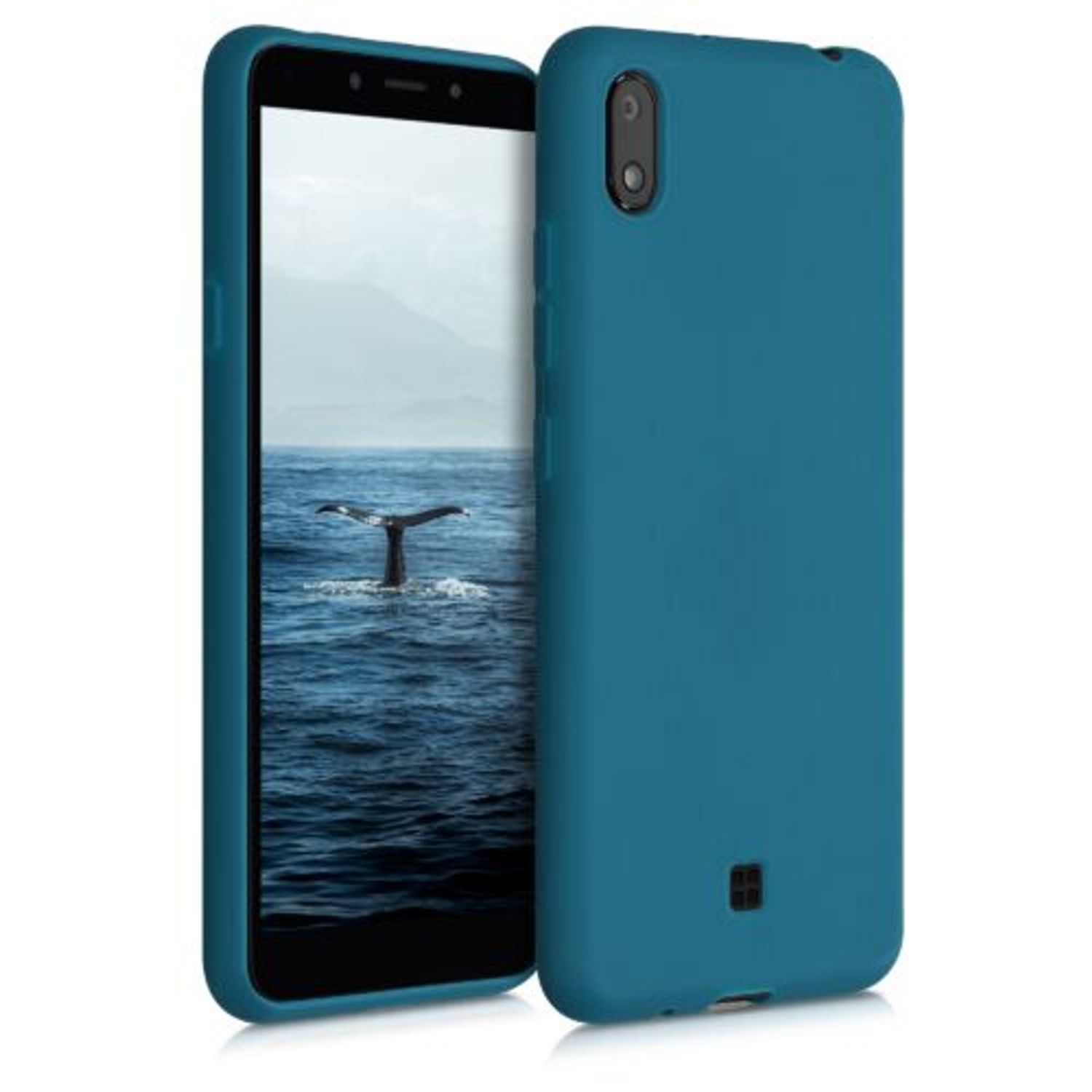 Husa pentru LG K20 (2019), Silicon, Verde, 50492.57 fotografia produsului