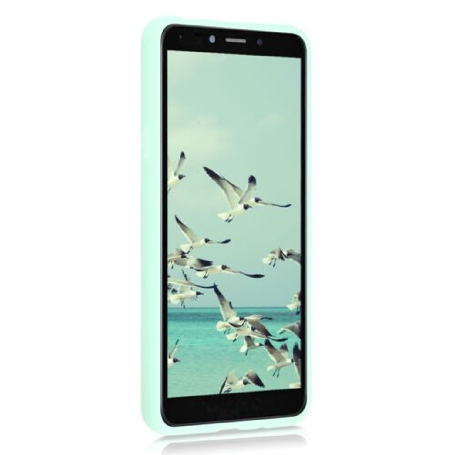 Husa pentru LG K20 (2019), Silicon, Verde, 50492.50 fotografia produsului View 4 L