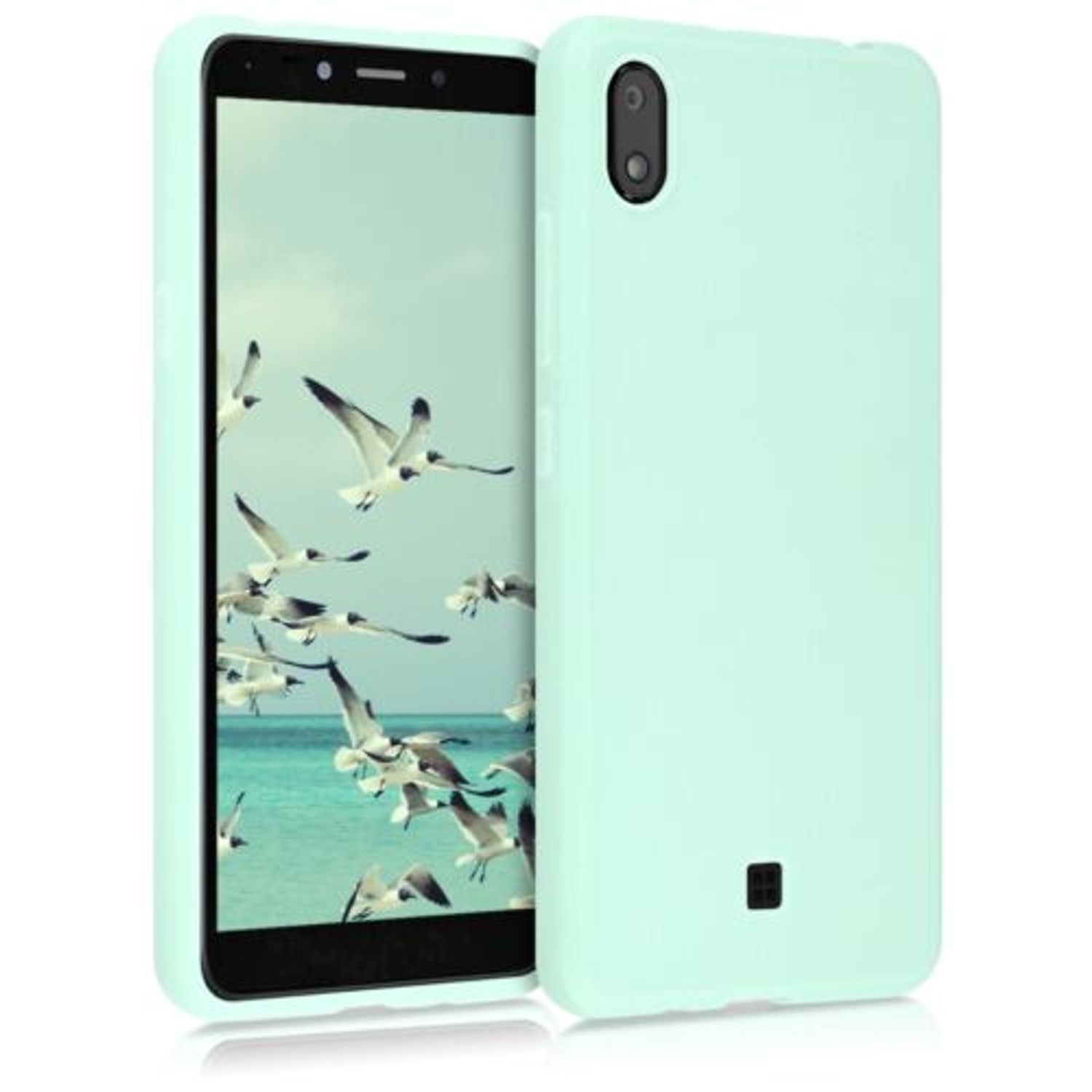Husa pentru LG K20 (2019), Silicon, Verde, 50492.50 fotografia produsului