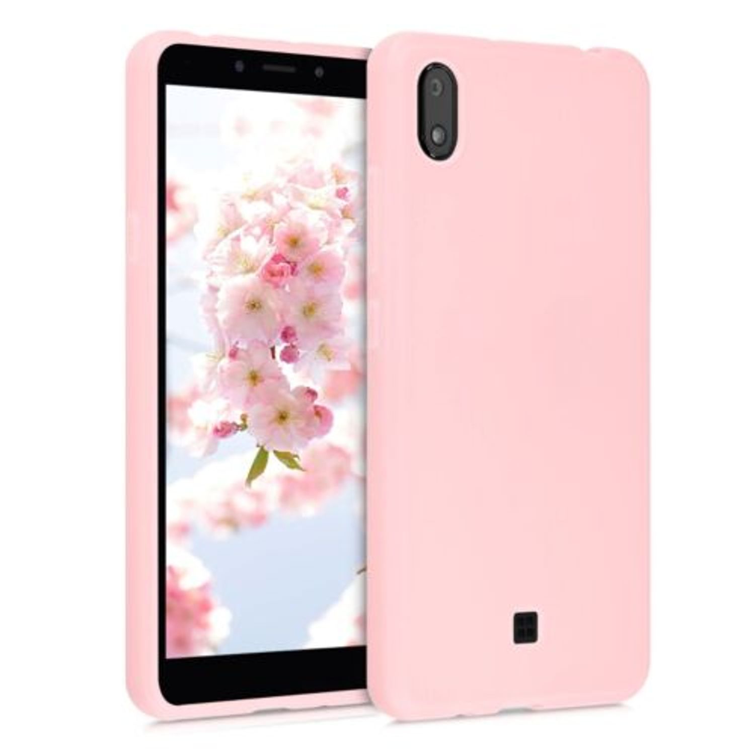 Husa pentru LG K20 (2019), Silicon, Rose Gold, 50492.89 fotografia produsului