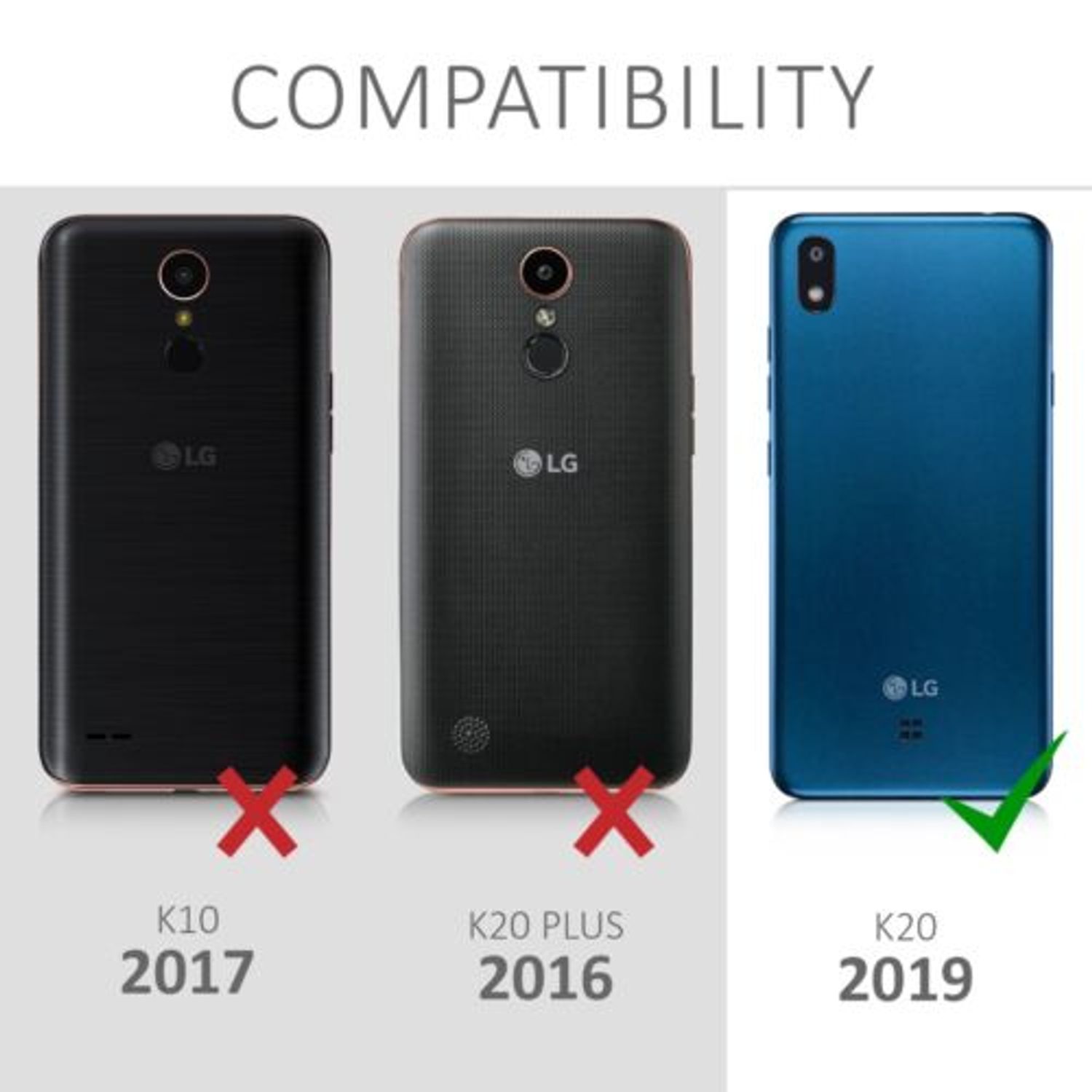 Husa pentru LG K20 (2019), Silicon, Verde, 50492.50 fotografia produsului View 6 L