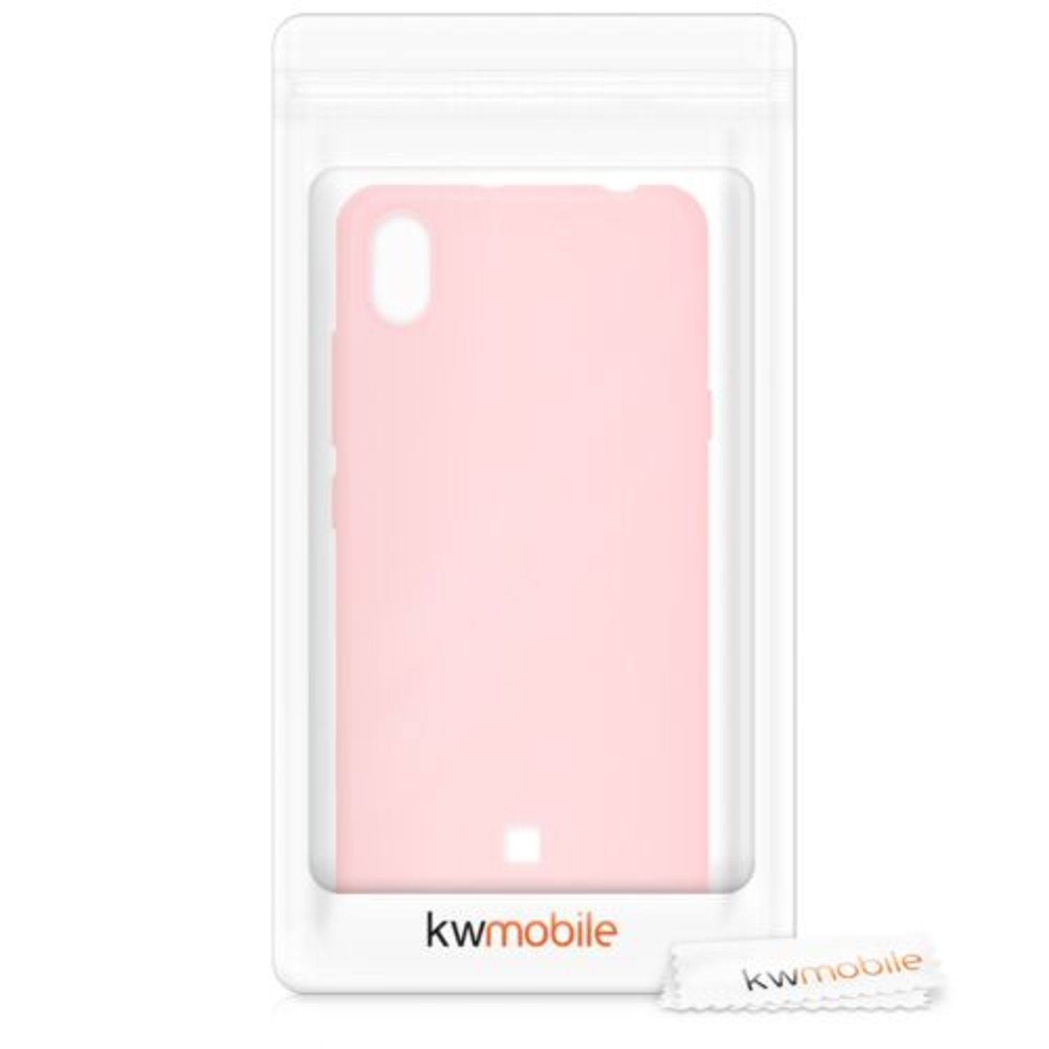 Husa pentru LG K20 (2019), Silicon, Rose Gold, 50492.89 fotografia produsului View 8 L