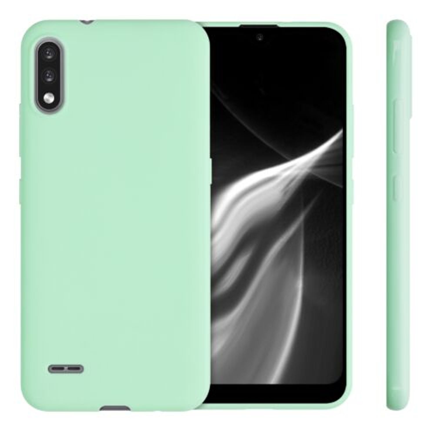 Husa pentru LG K22, Silicon, Verde, 54223.50 fotografia produsului View 2 L
