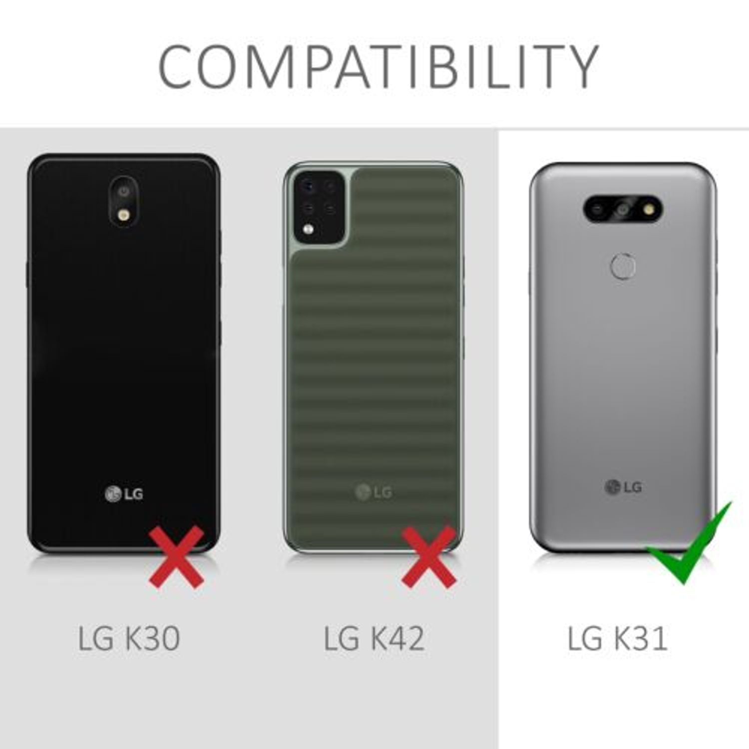 Husa pentru LG K31, Silicon, Negru, 54089.01 fotografia produsului View 6 L