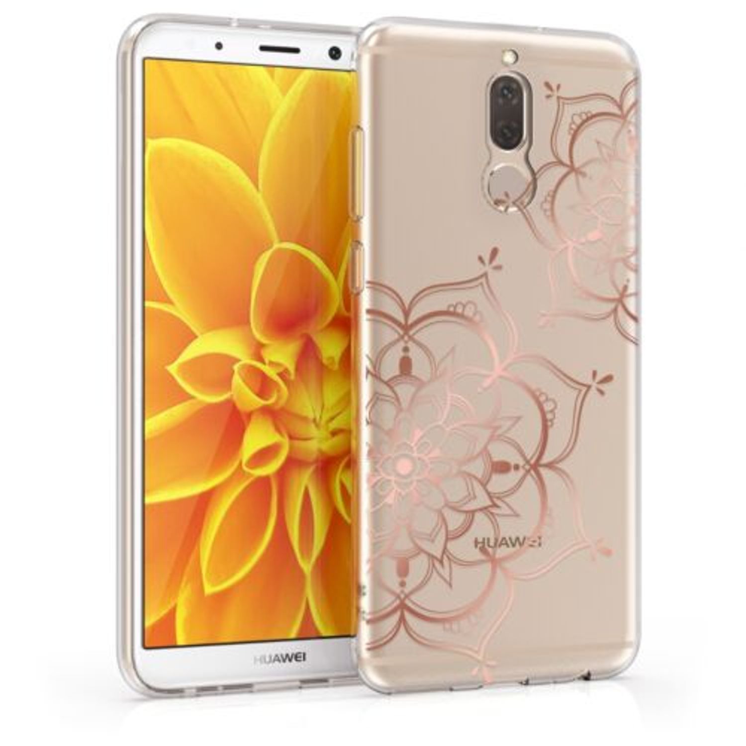 Husa pentru Huawei Mate 10 Lite, Silicon, Rose Gold, 43292.43 fotografia produsului