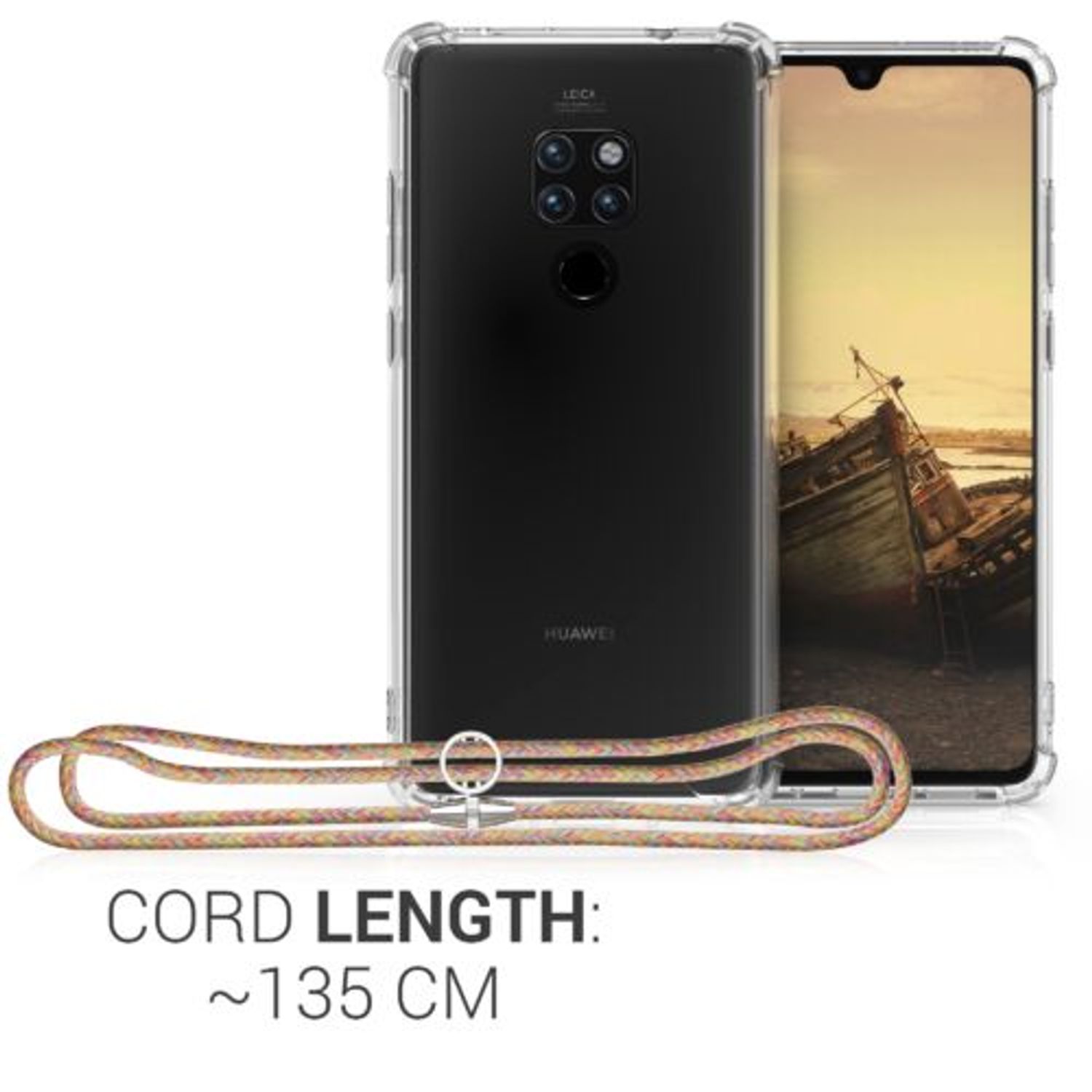 Husa pentru Huawei Mate 20, Silicon, Transparent, 48872.32 fotografia produsului View 4 L