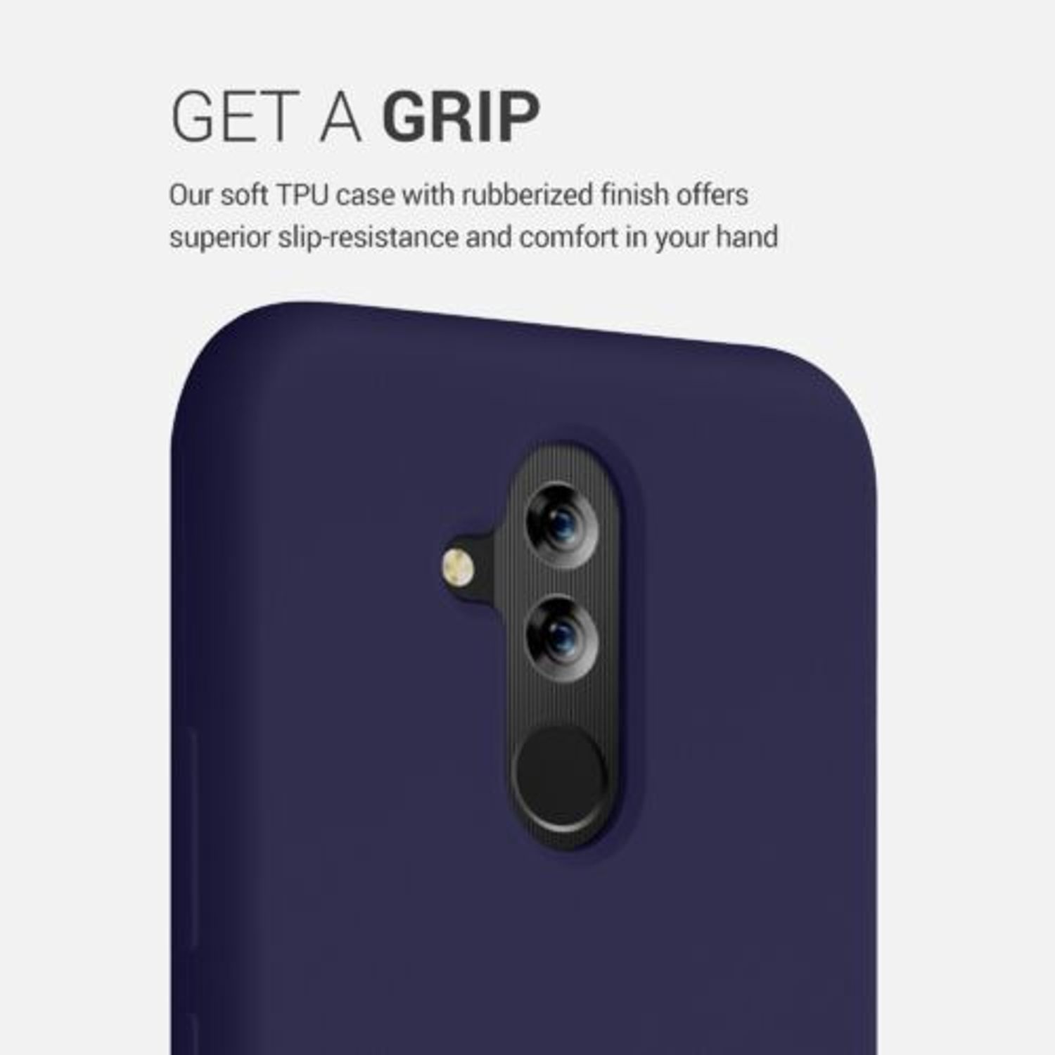 Husa pentru Huawei Mate 20 Lite, Silicon, Albastru, 46310.182 fotografia produsului View 3 L