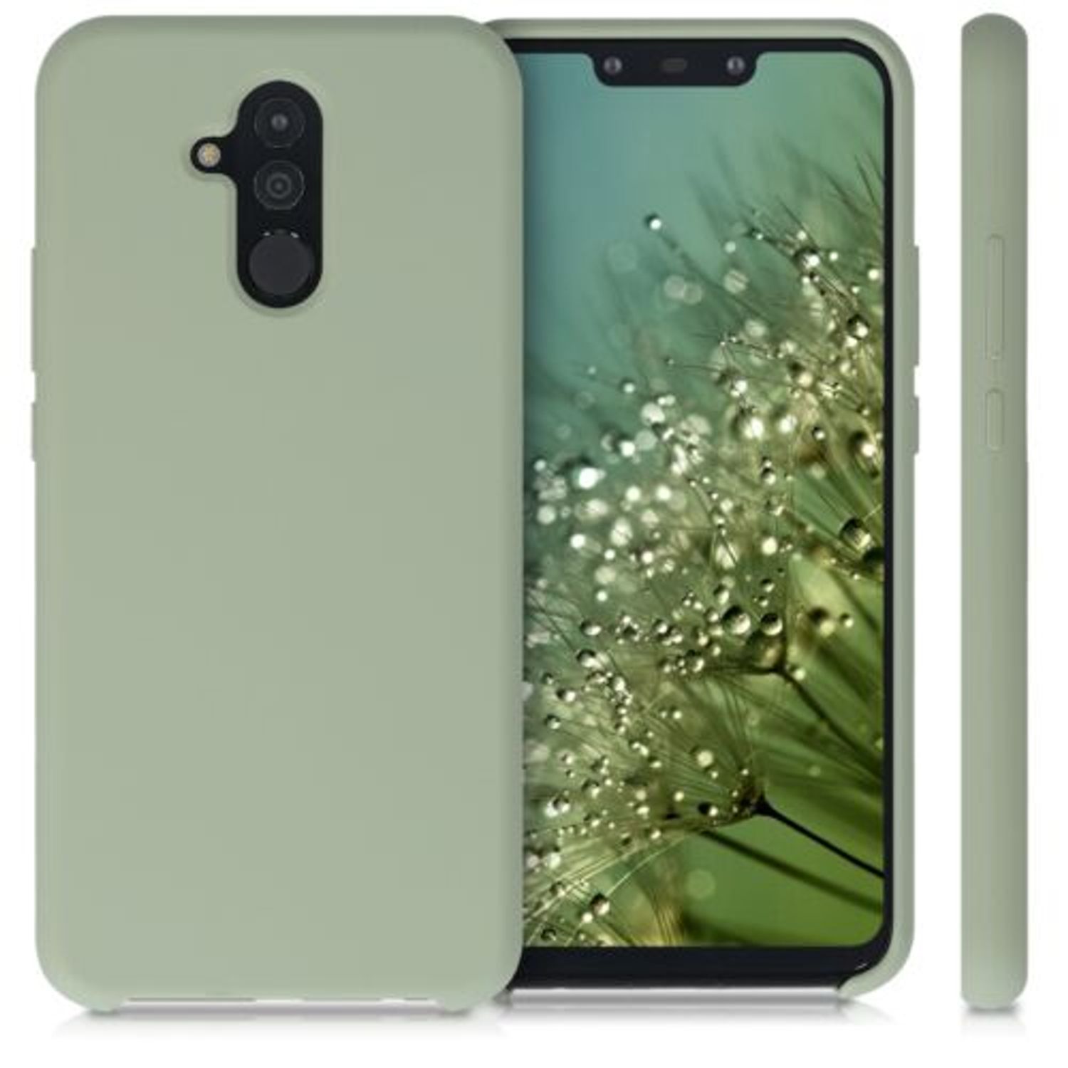 Husa pentru Huawei Mate 20 Lite, Silicon, Verde, 46310.172 fotografia produsului View 2 L