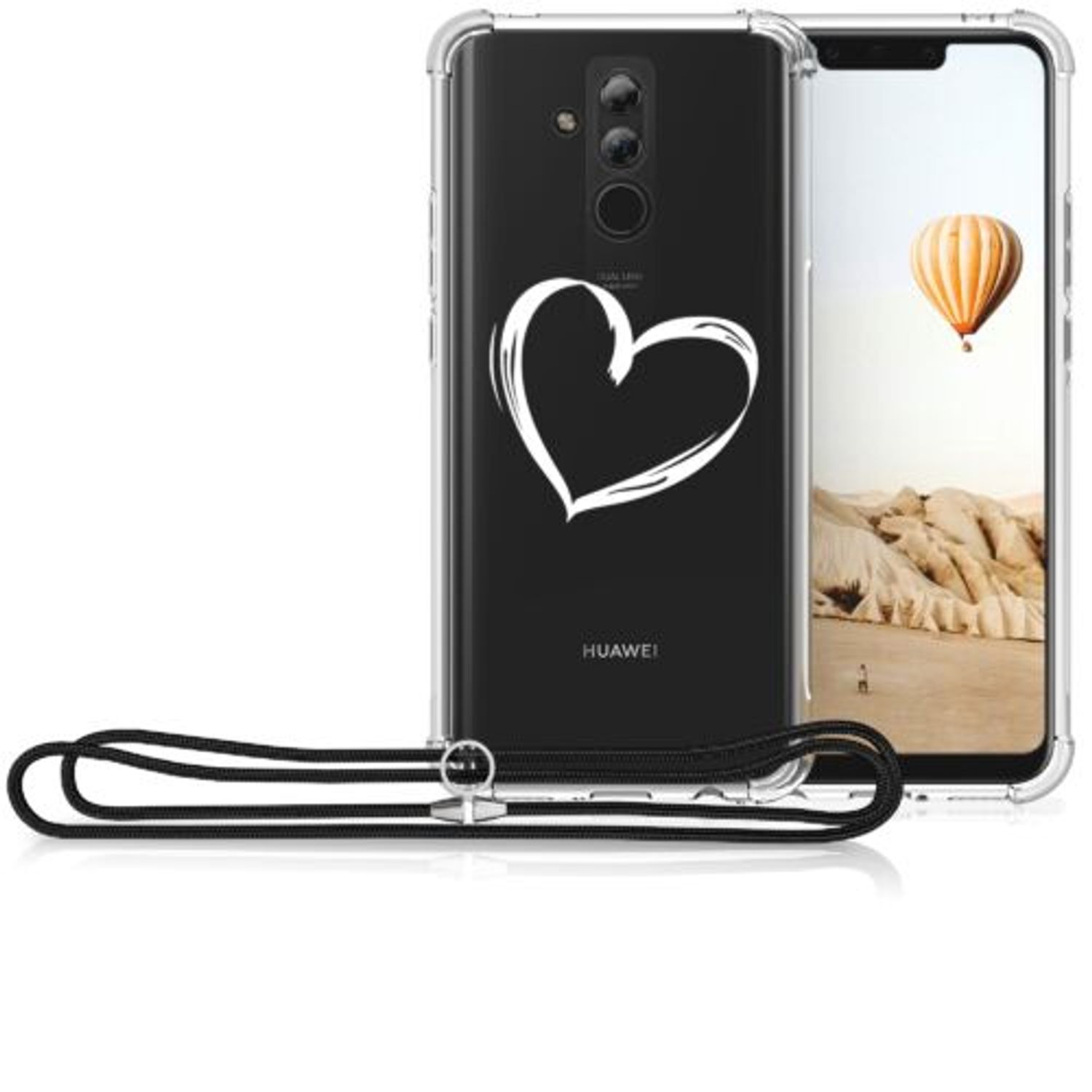 Husa pentru Huawei Mate 20 Lite, Silicon, Alb, 48483.15 fotografia produsului View 8 L
