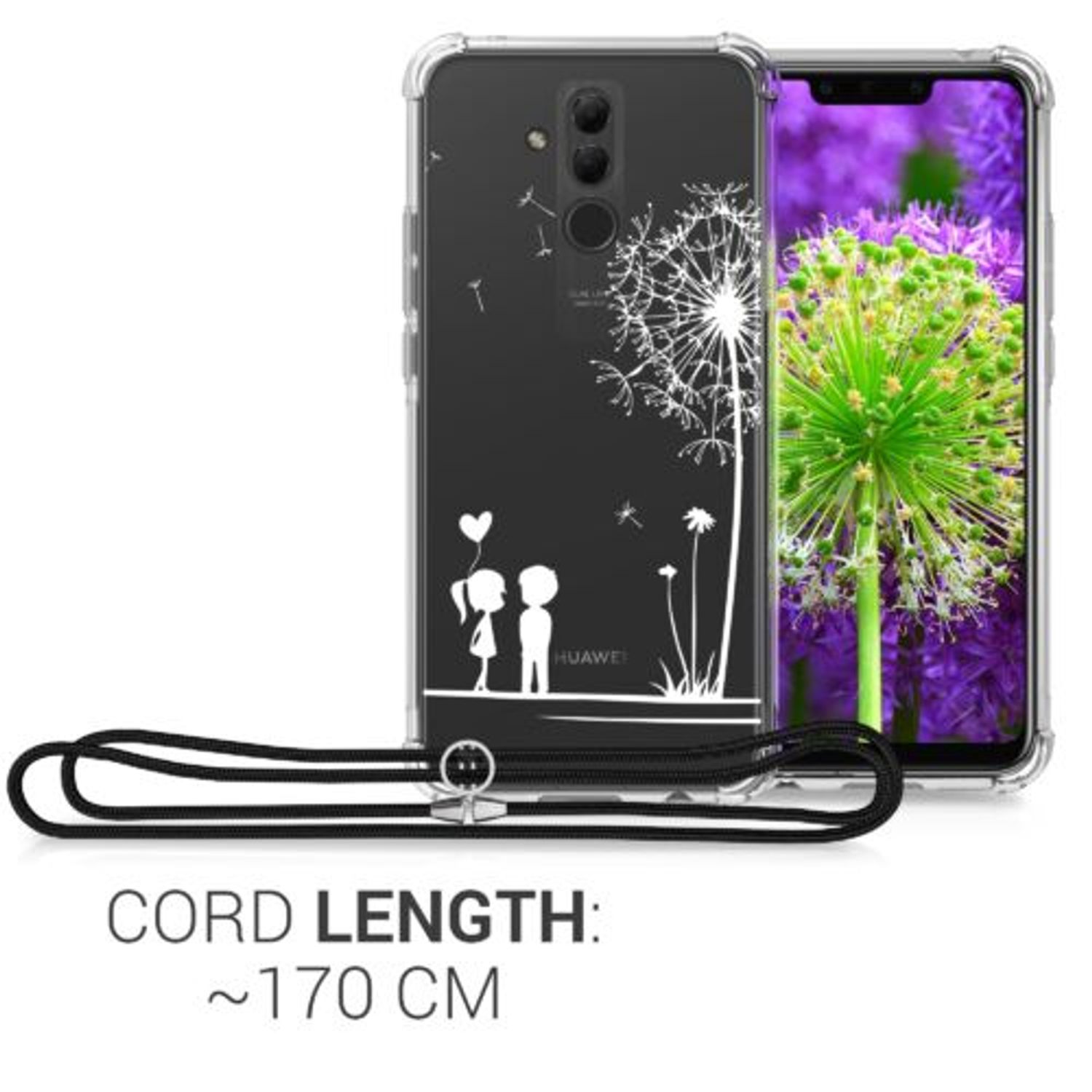 Husa pentru Huawei Mate 20 Lite, Silicon, Alb, 48483.16 fotografia produsului View 4 L