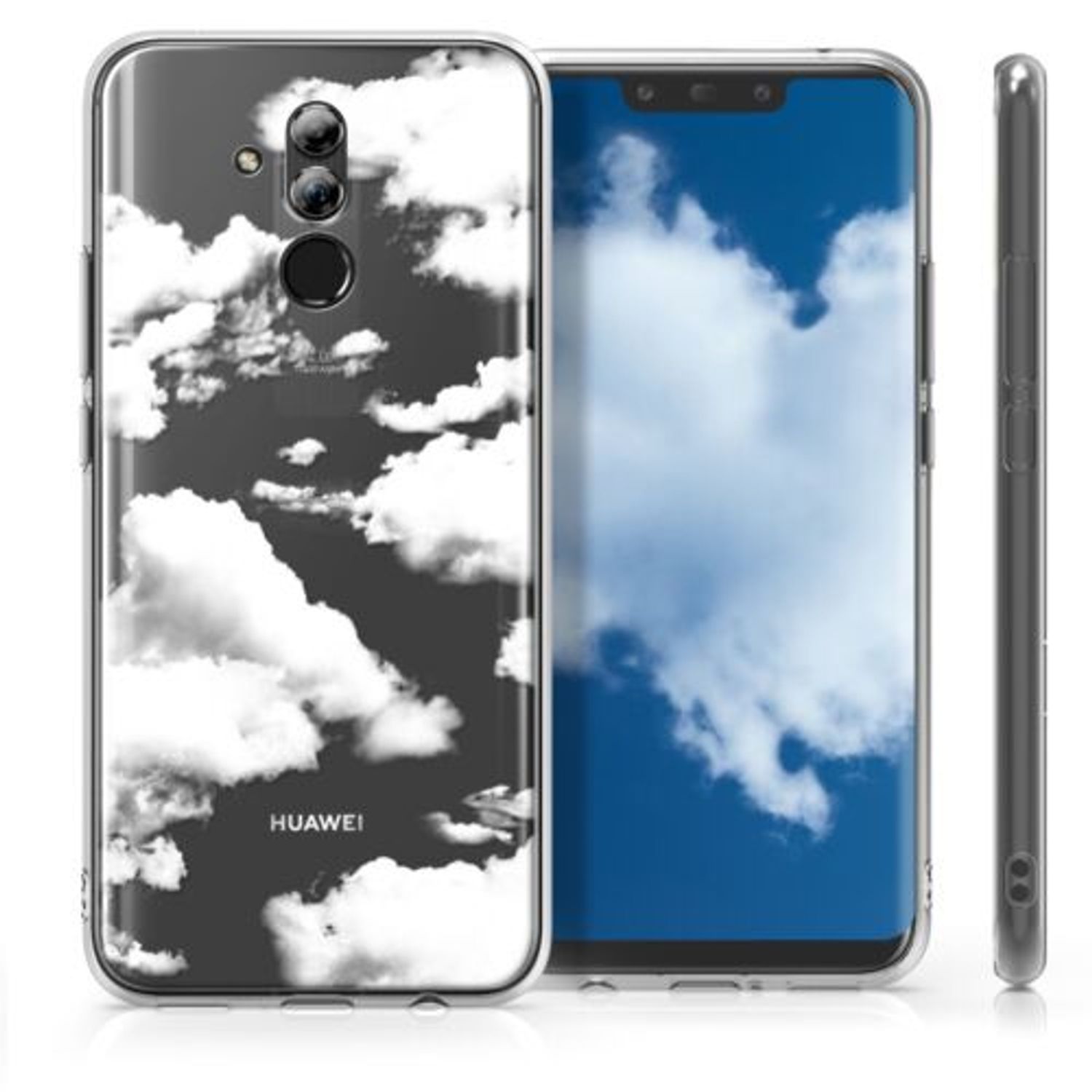 Husa pentru Huawei Mate 20 Lite, Silicon, Alb, 46200.42 fotografia produsului View 2 L