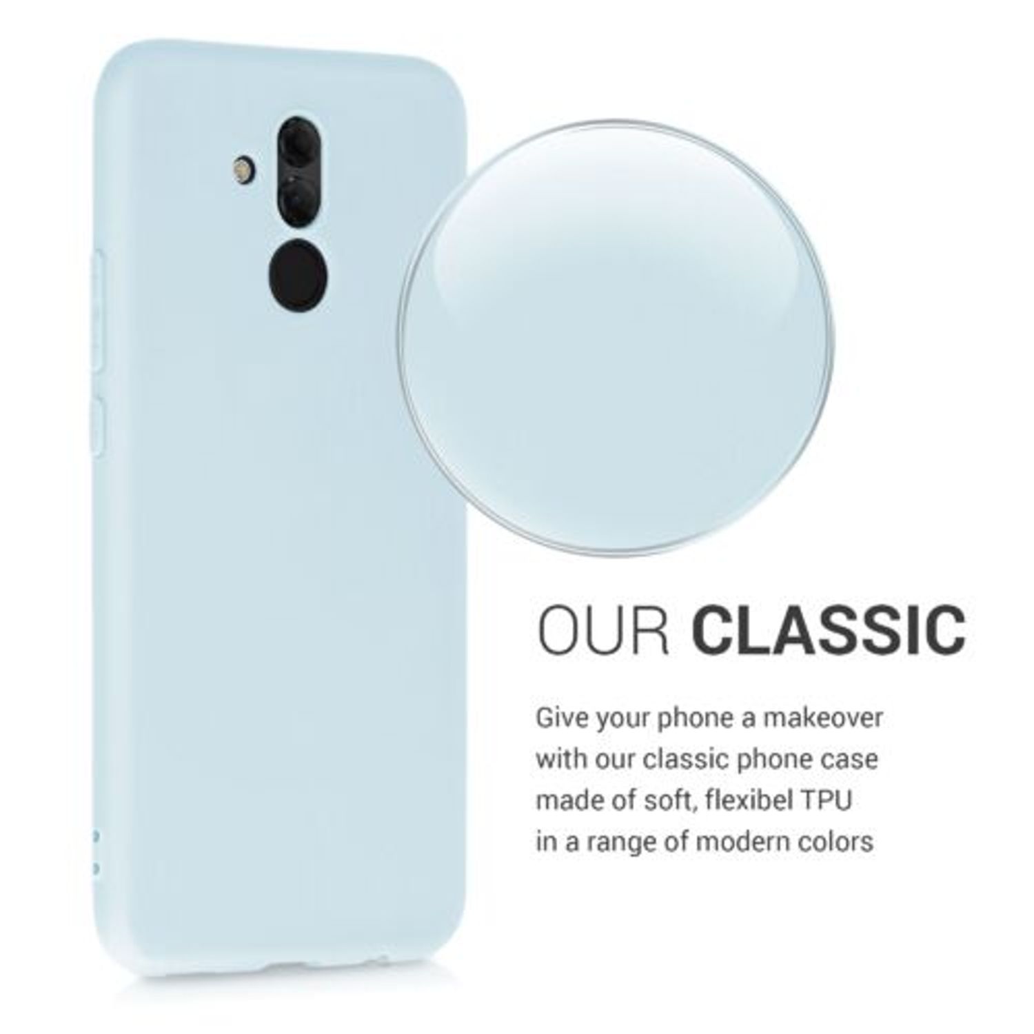 Husa pentru Huawei Mate 20 Lite, Silicon, Verde, 46202.200 fotografia produsului View 4 L