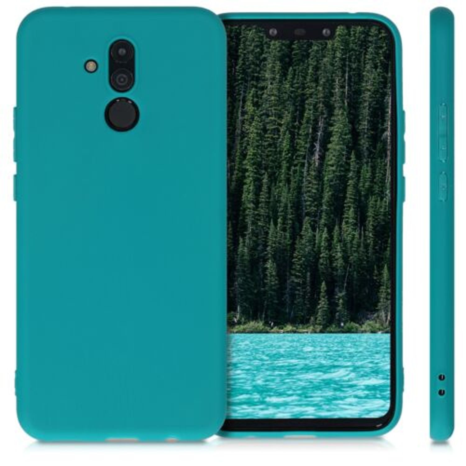 Husa pentru Huawei Mate 20 Lite, Silicon, Verde, 46202.57 fotografia produsului View 2 L