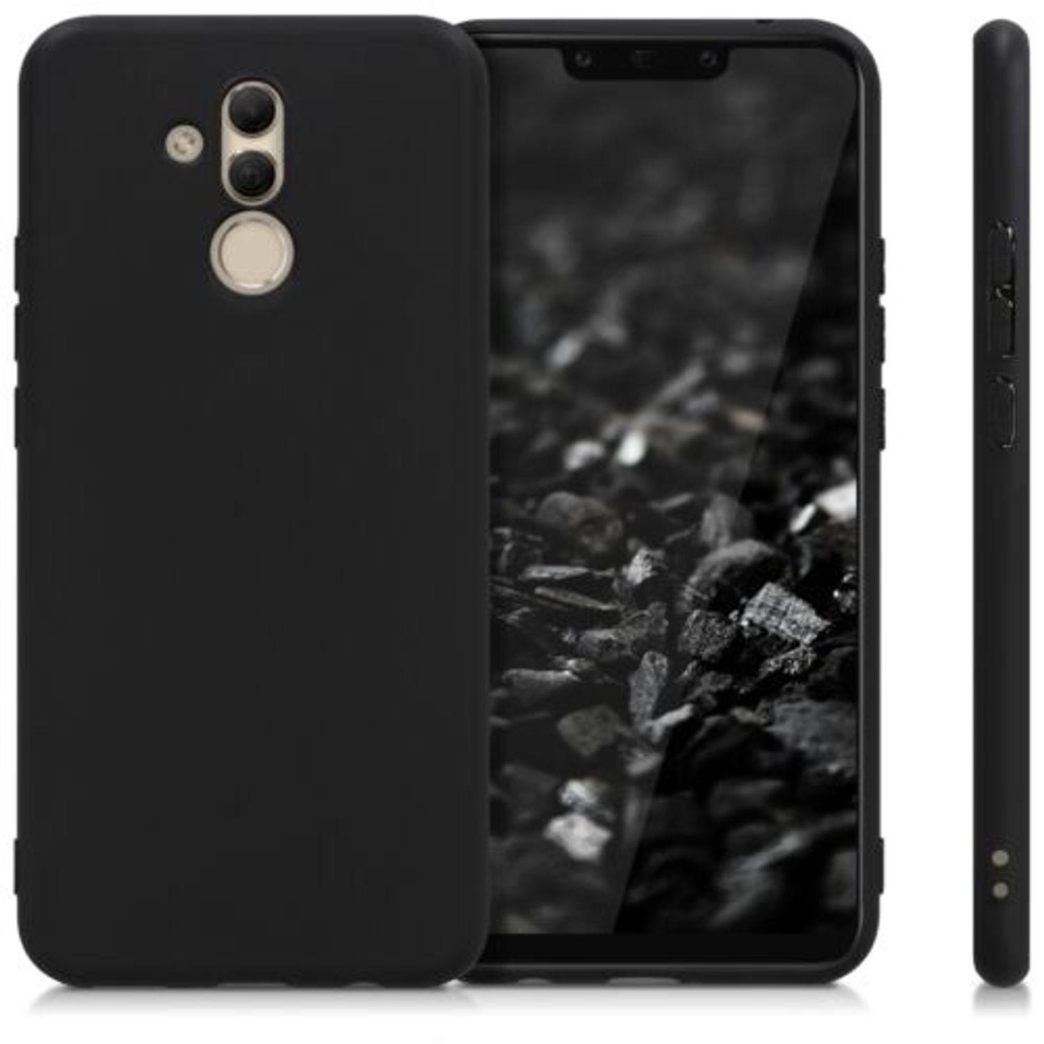 Husa pentru Huawei Mate 20 Lite, Silicon, Negru, 46202.47 fotografia produsului View 2 L