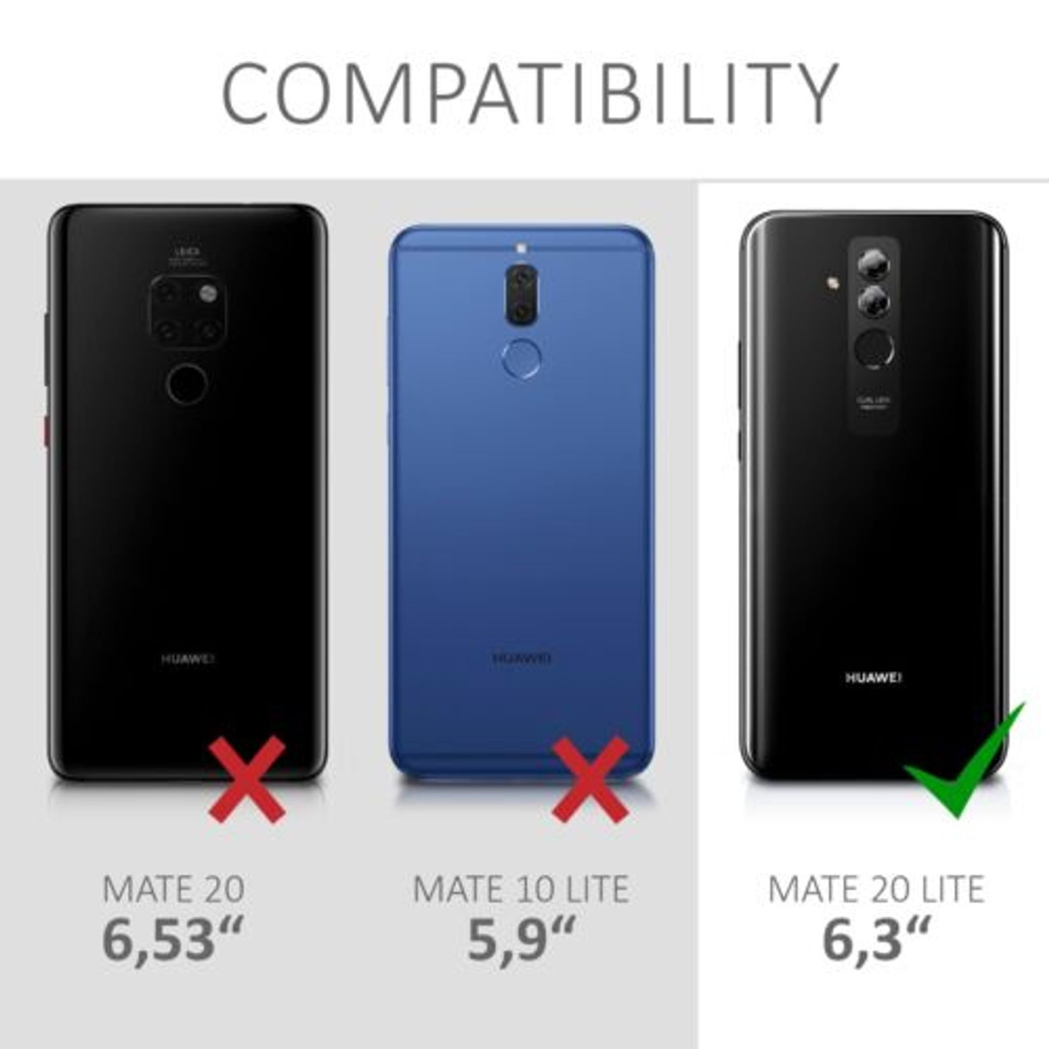Husa pentru Huawei Mate 20 Lite, Silicon, Negru, 46202.47 fotografia produsului View 5 L