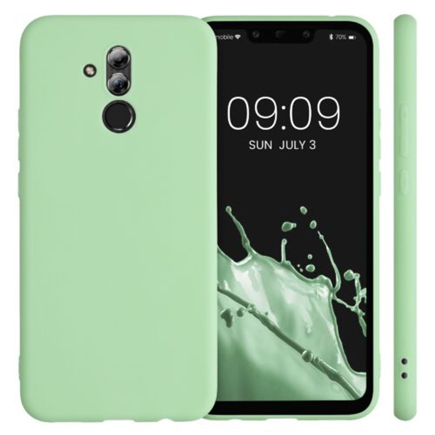 Husa pentru Huawei Mate 20 Lite, Silicon, Verde, 46202.50 fotografia produsului View 5 L